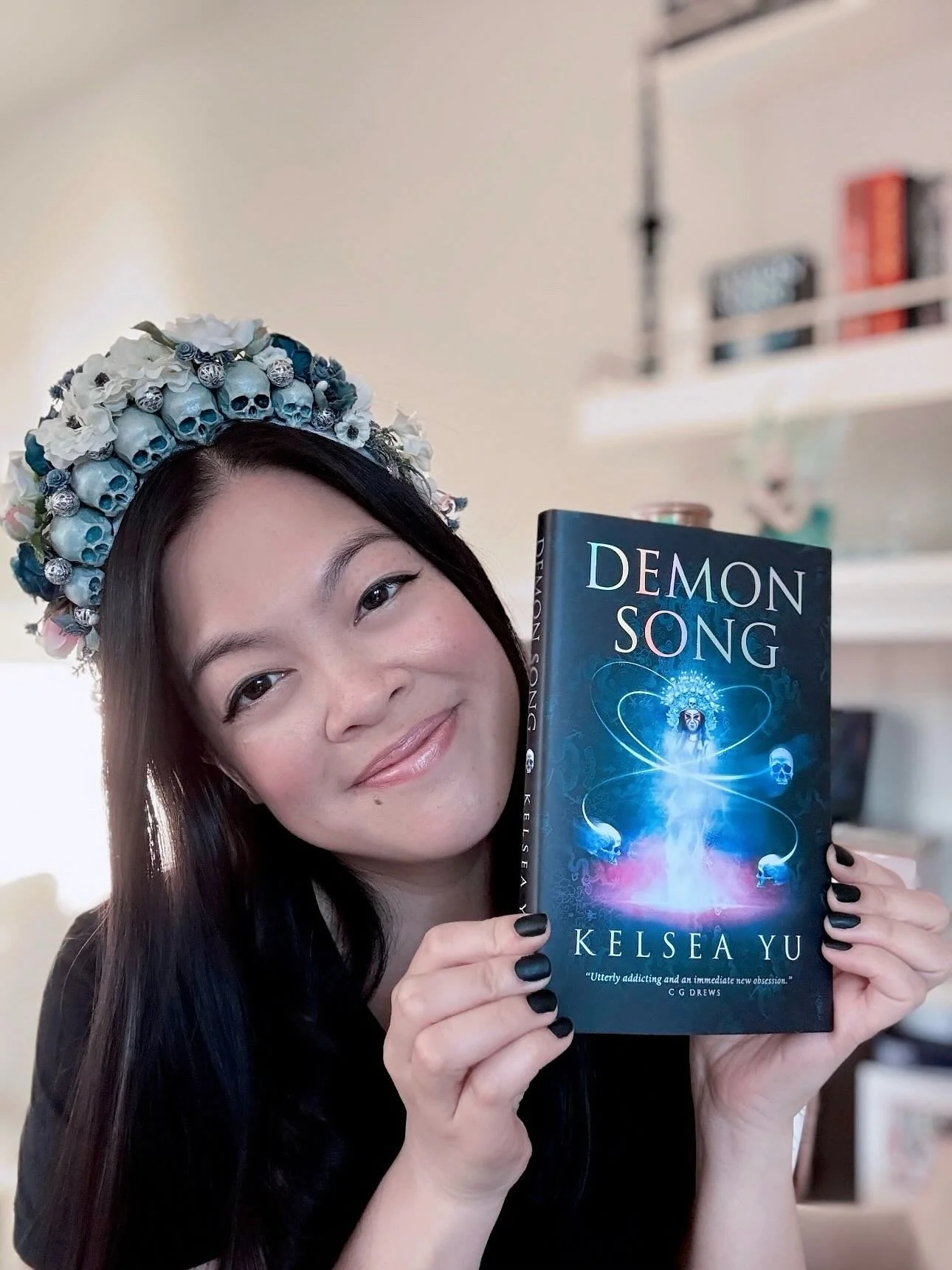 IT&rsquo;S PUB DAY!!!!!! 🥳🥳🥳

My newest lil gothic book baby is out in the world!! 😭

Thank you to @azantianbooknerd @dancarpenter85 @fallintofiction &amp; everyone else at @azantianliteraryagency &amp; @titanbooks who helped bring DEMON SONG to 