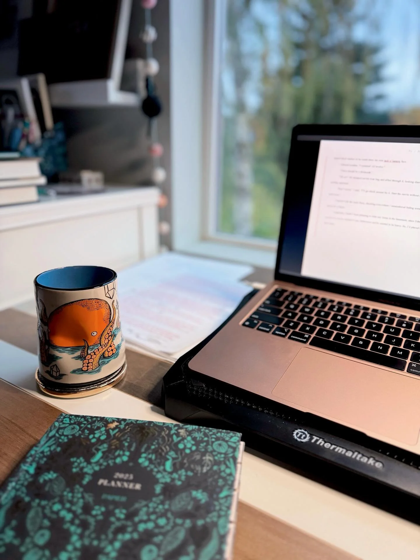 Ten years ago today, I started writing my first novel. It was a steampunk air ship epic fantasy, and I got 22K in before abandoning for another idea. But it was the start of a path that has shaped my life in so many ways.

Now, sitting at my desk, I 