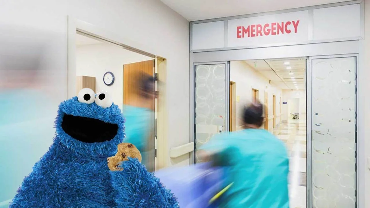 Cookie Monster Hospitalised With Scurvy
