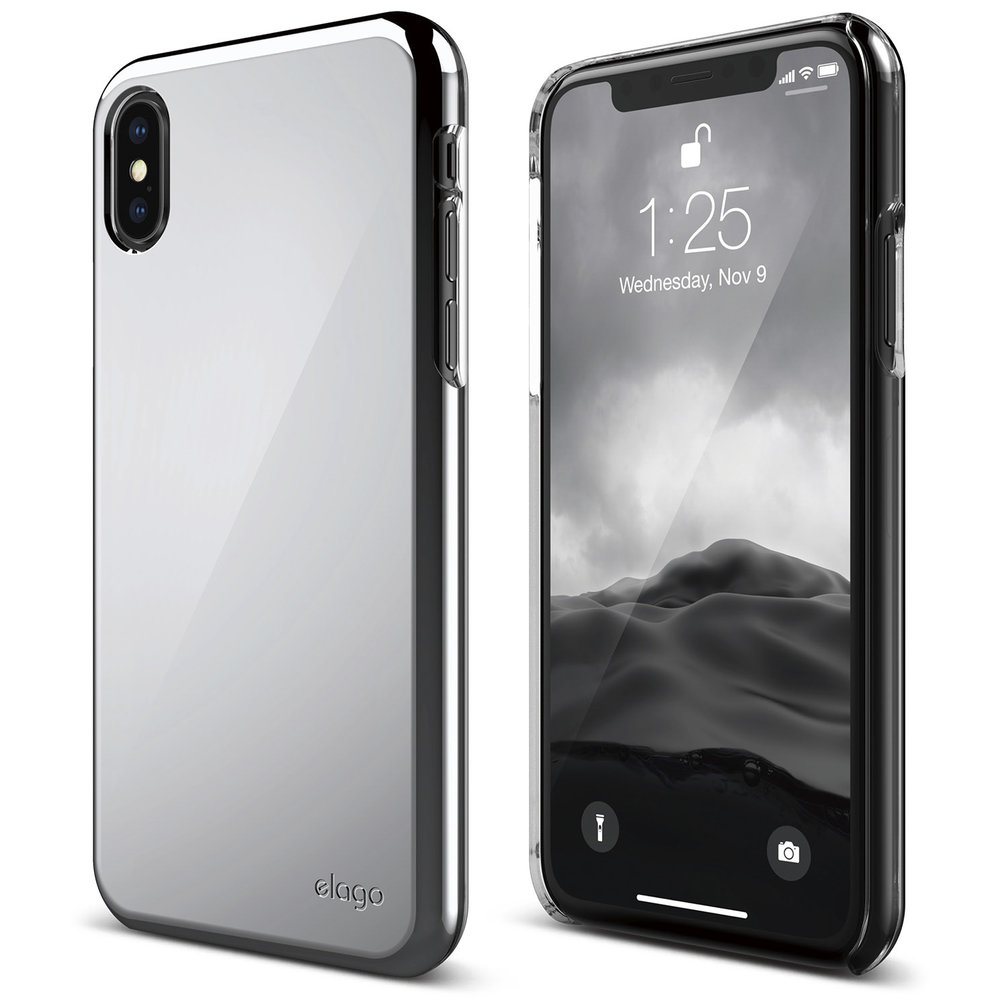 Slim Fit 2 Case For Iphone X Chrome Elago
