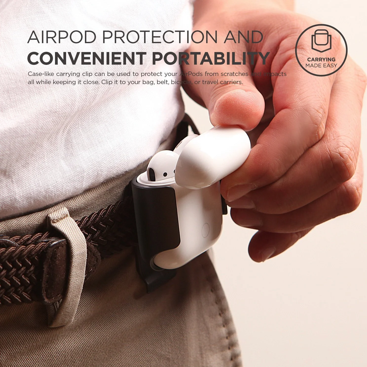 AirPods Carrying Clip - Black — elago