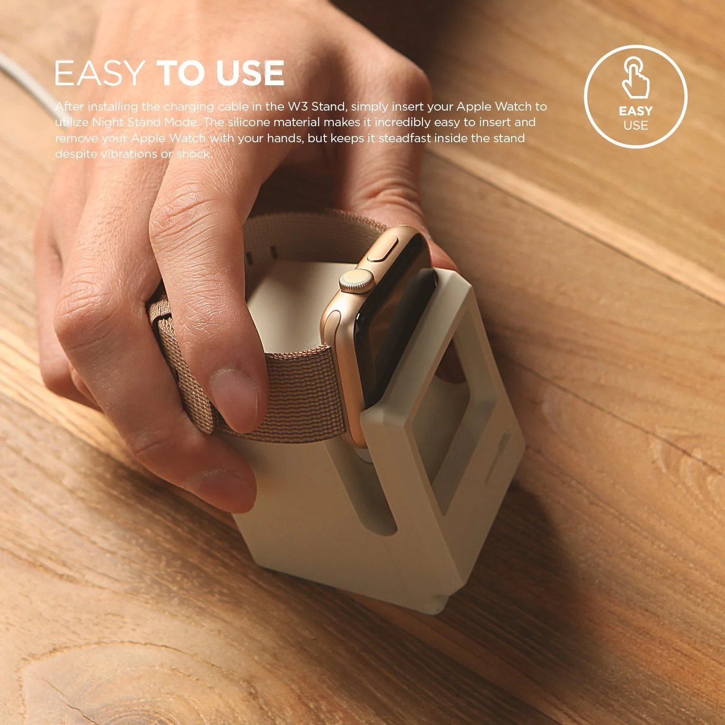 W3 Stand for Apple Watch - Black — elago