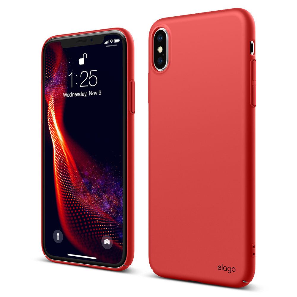Slim Fit Case For Iphone Xs Max Red Elago