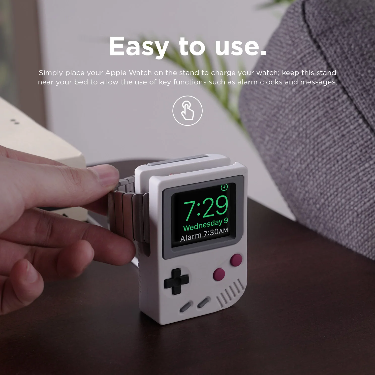 W5 Stand for Apple Watch - Light Grey — elago