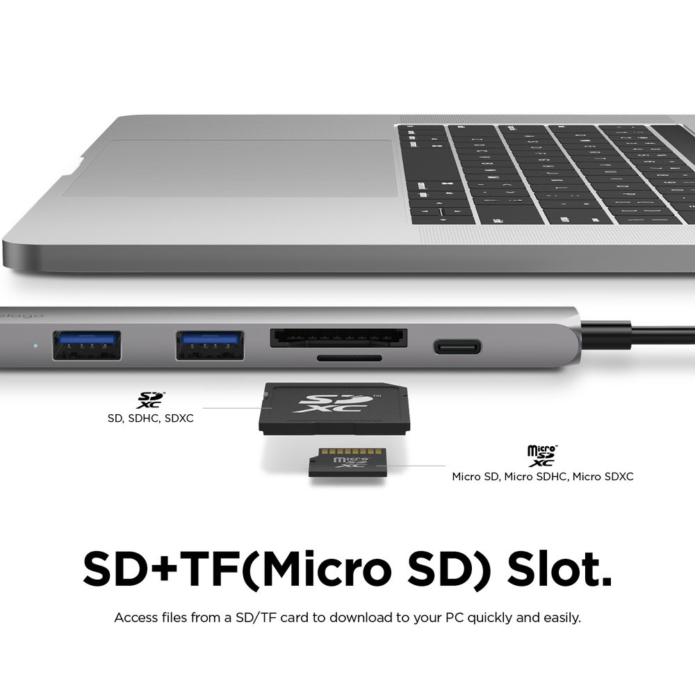 USB C Adapter with 2 USB 3.1 Ports/SD Memory Port/Micro SD Memory Port Compatible with The Samsung Galaxy Book S Broonel Type C Adapter Hub USB C Adapter with 2 USB 3.1 Ports/SD Memory Port/Micro SD Memory Port Compatible with The Samsung Galaxy Book S Broonel Type C Adapter Hub