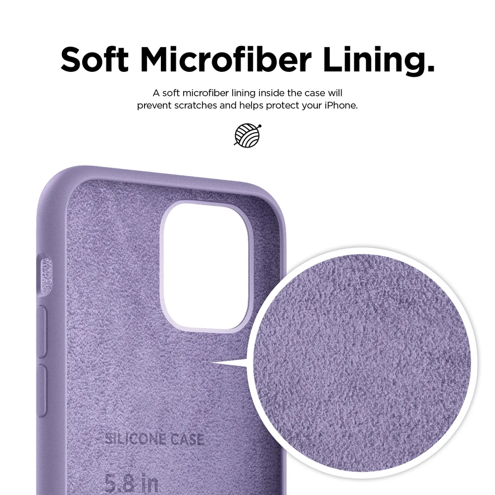 Iphone 11 Pro Premium Silicone Case 5 8 Lavender Elago