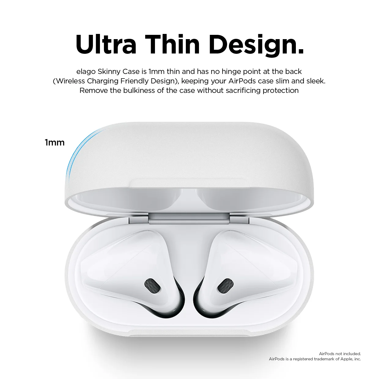 AirPods Skinny Case [Nightglow Blue 