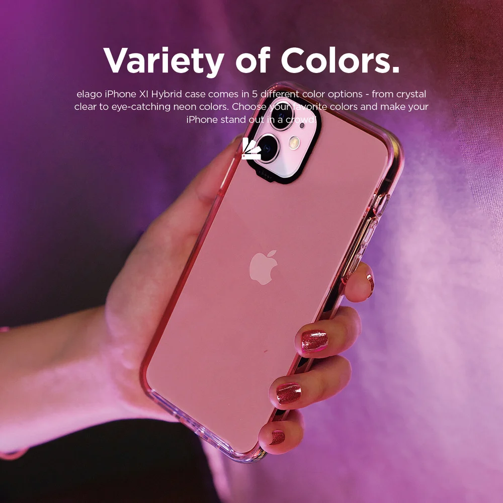Iphone 11 Hybrid Case 6 1 Lovely Pink Elago Iphone 11 Hybrid Case 6 1 Lovely Pink Elago