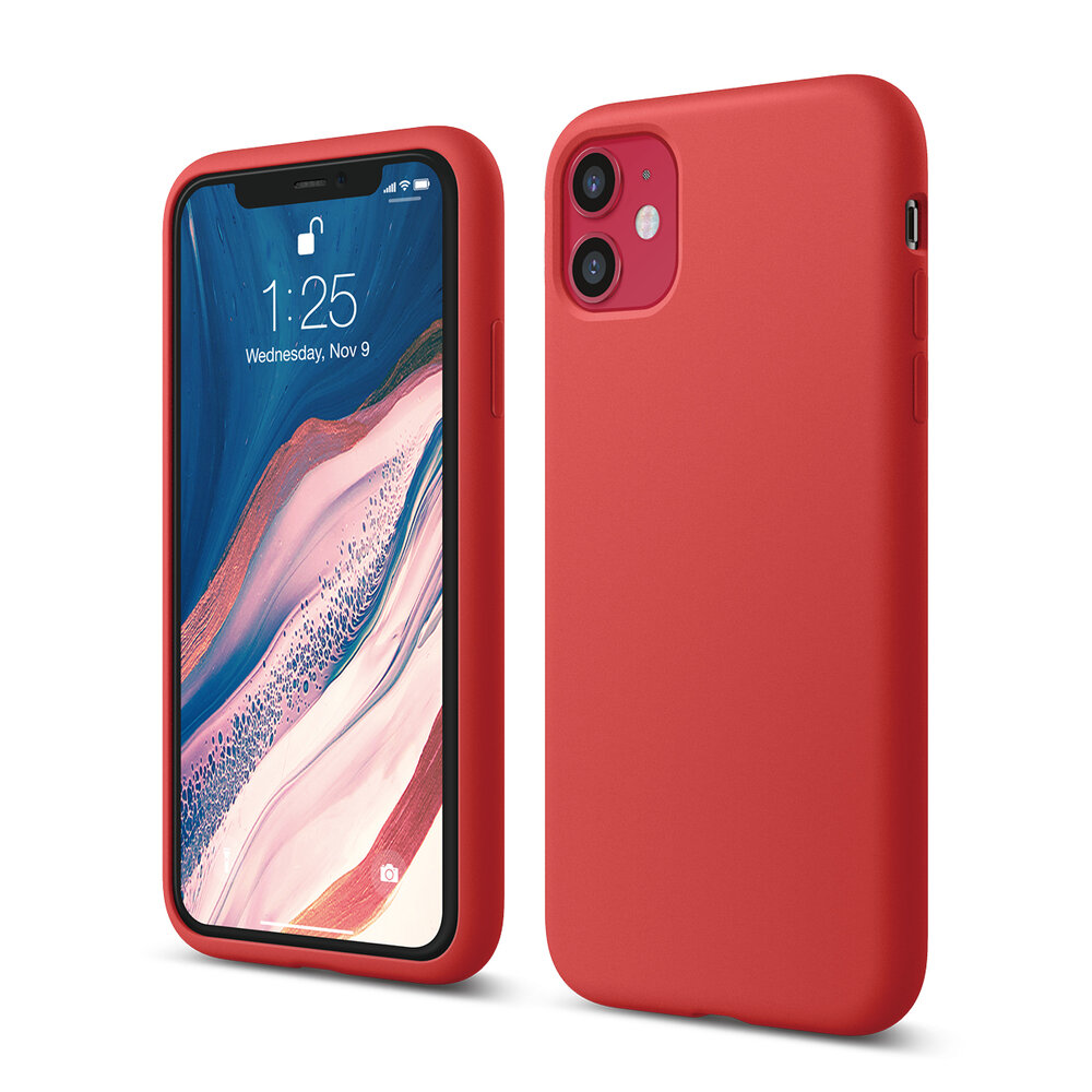 Iphone 11 Premium Silicone Case 6 1 Red Elago