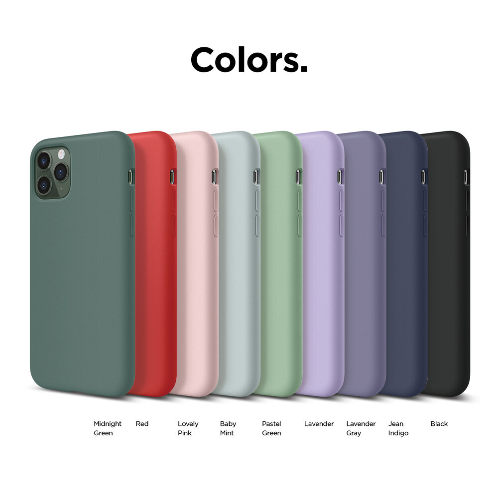 Iphone 11 Pro Premium Silicone Case 5 8 Midnight Green Elago