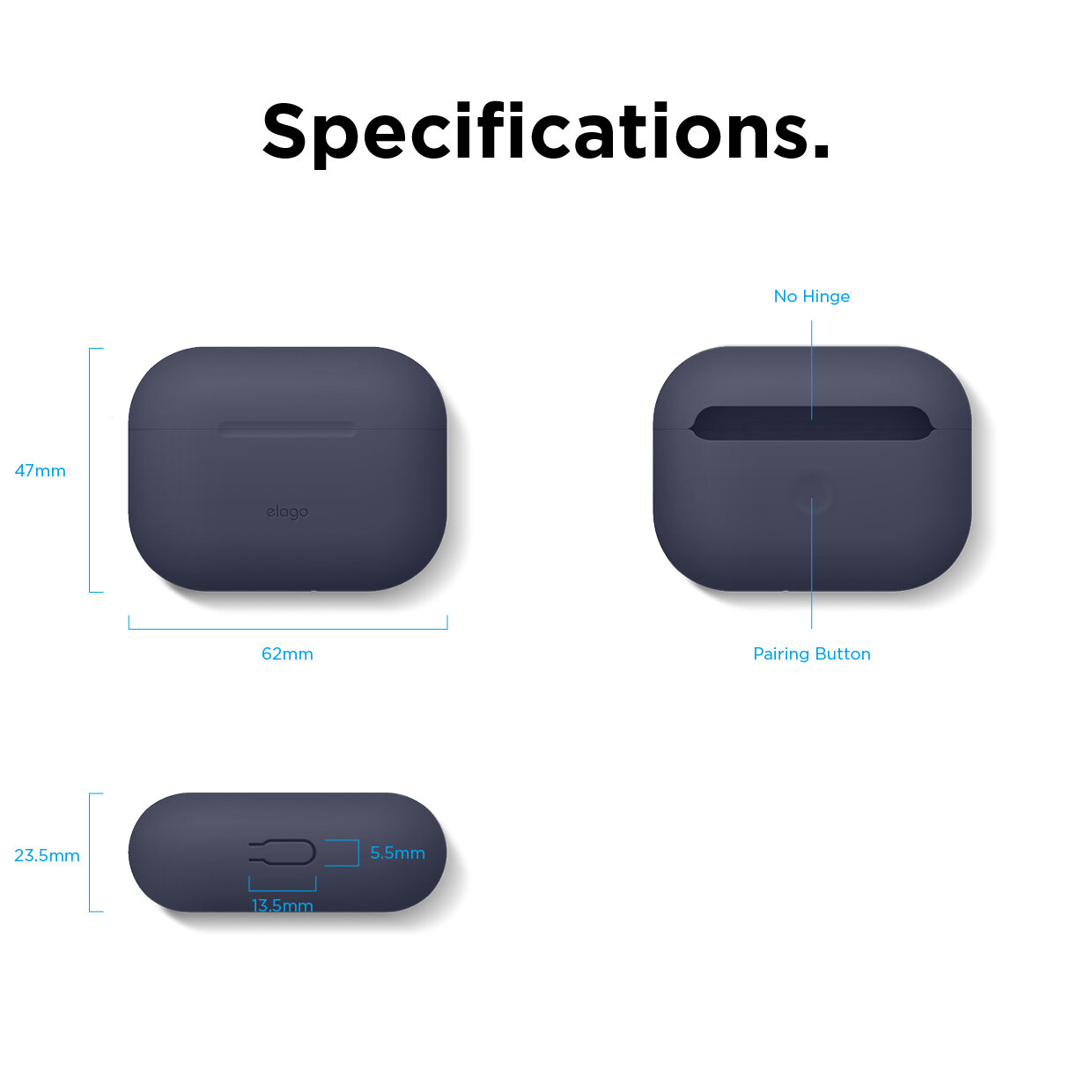 AirPods Pro Slim Case [Jean Indigo] — elago