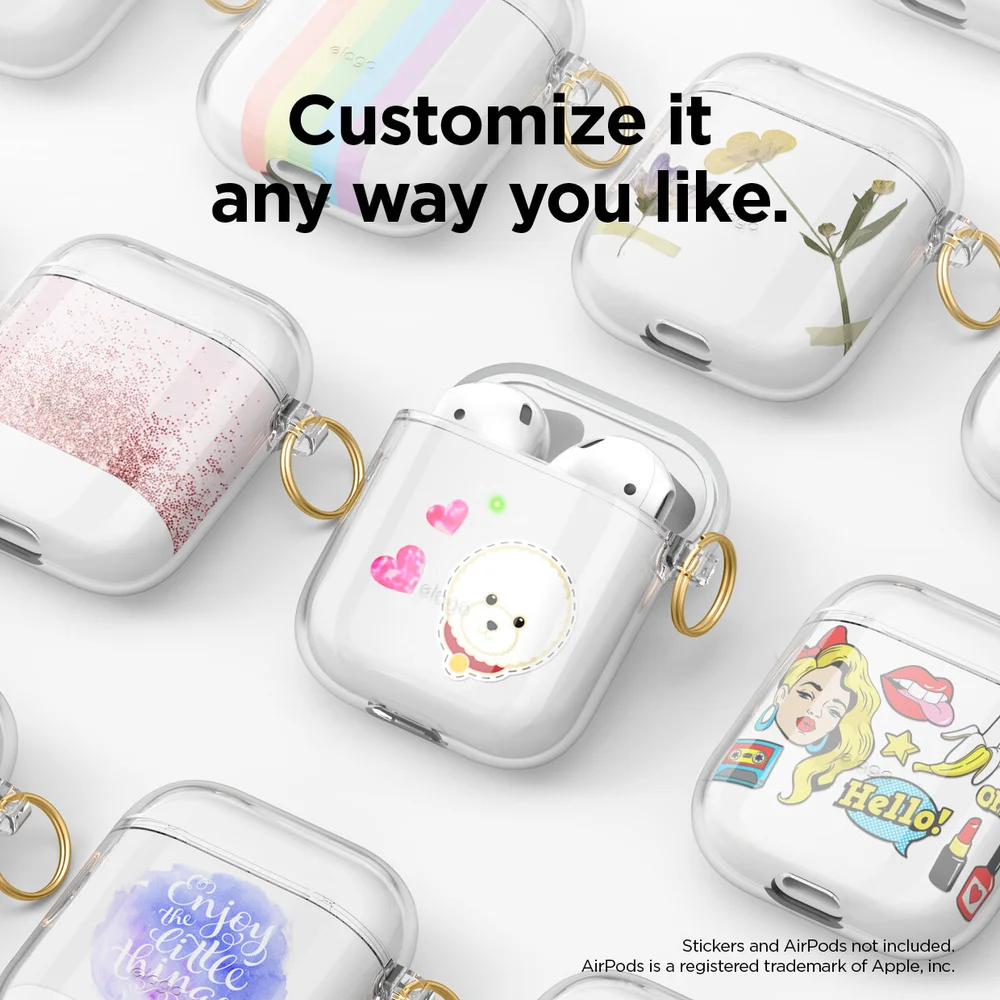 Airpods 1 2 Clear Case Transparent Elago Airpods 1 2 Clear Case Transparent Elago