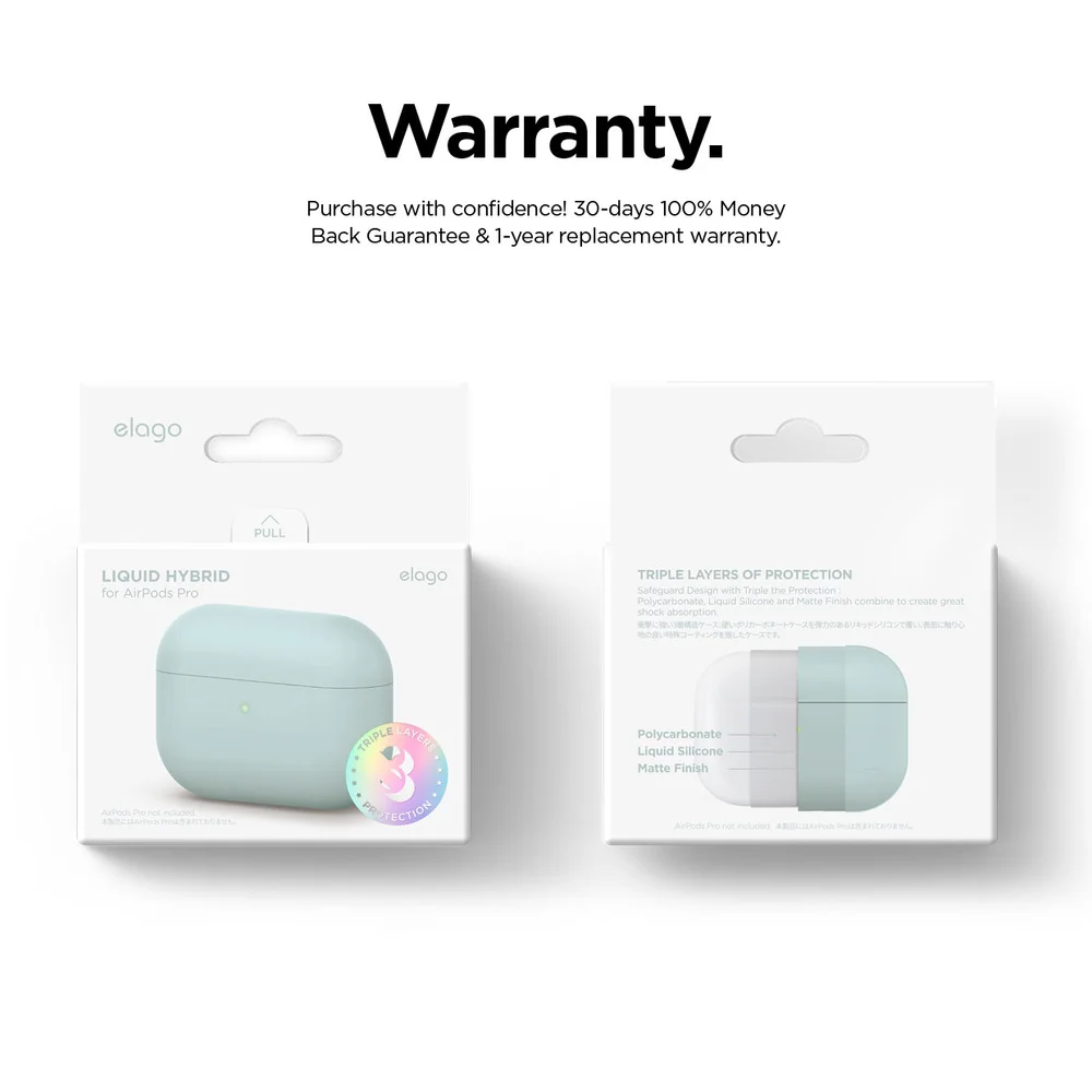 Airpods Pro Liquid Hybrid Case Mint Elago