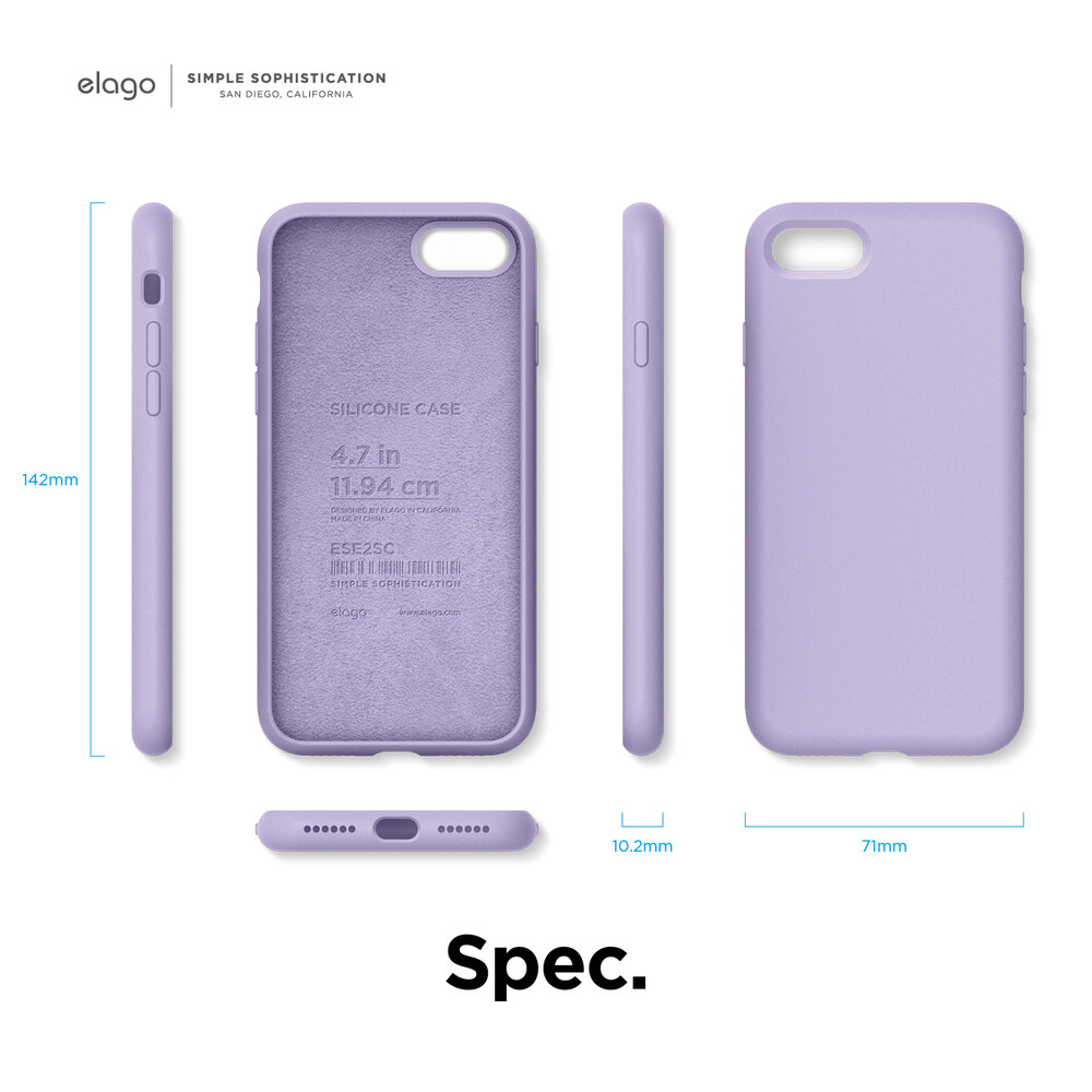Iphone Se Liquid Silicone Case Lavender Elago