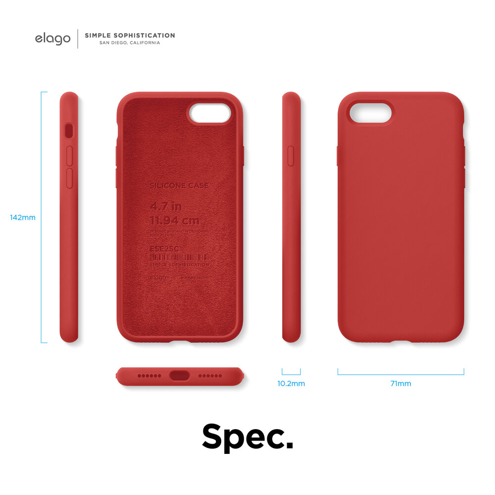Iphone Se Liquid Silicone Case Red Elago Iphone Se Liquid Silicone Case Red Elago