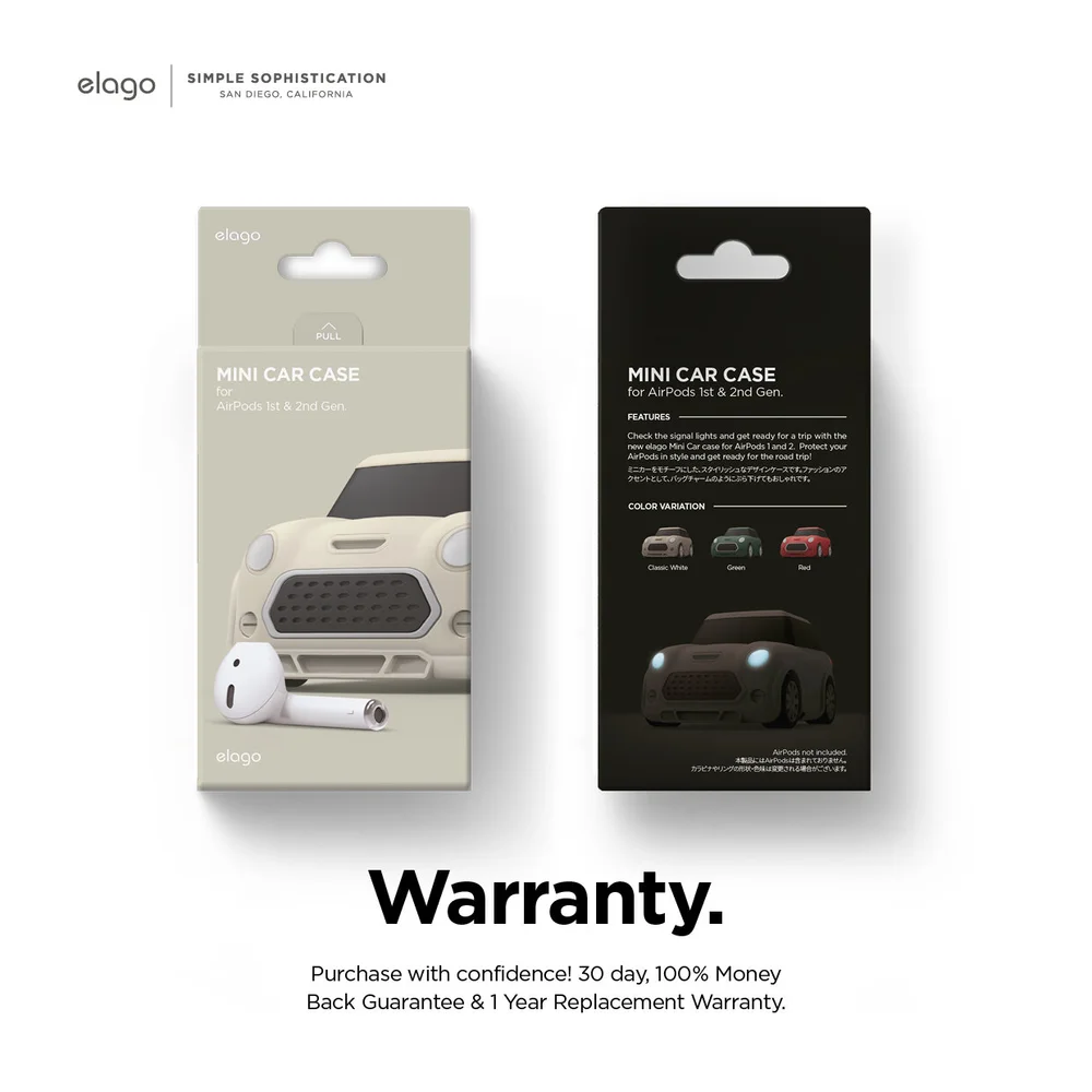 Mini Car Airpods Case For Airpods 1 2 3 Colors Elago