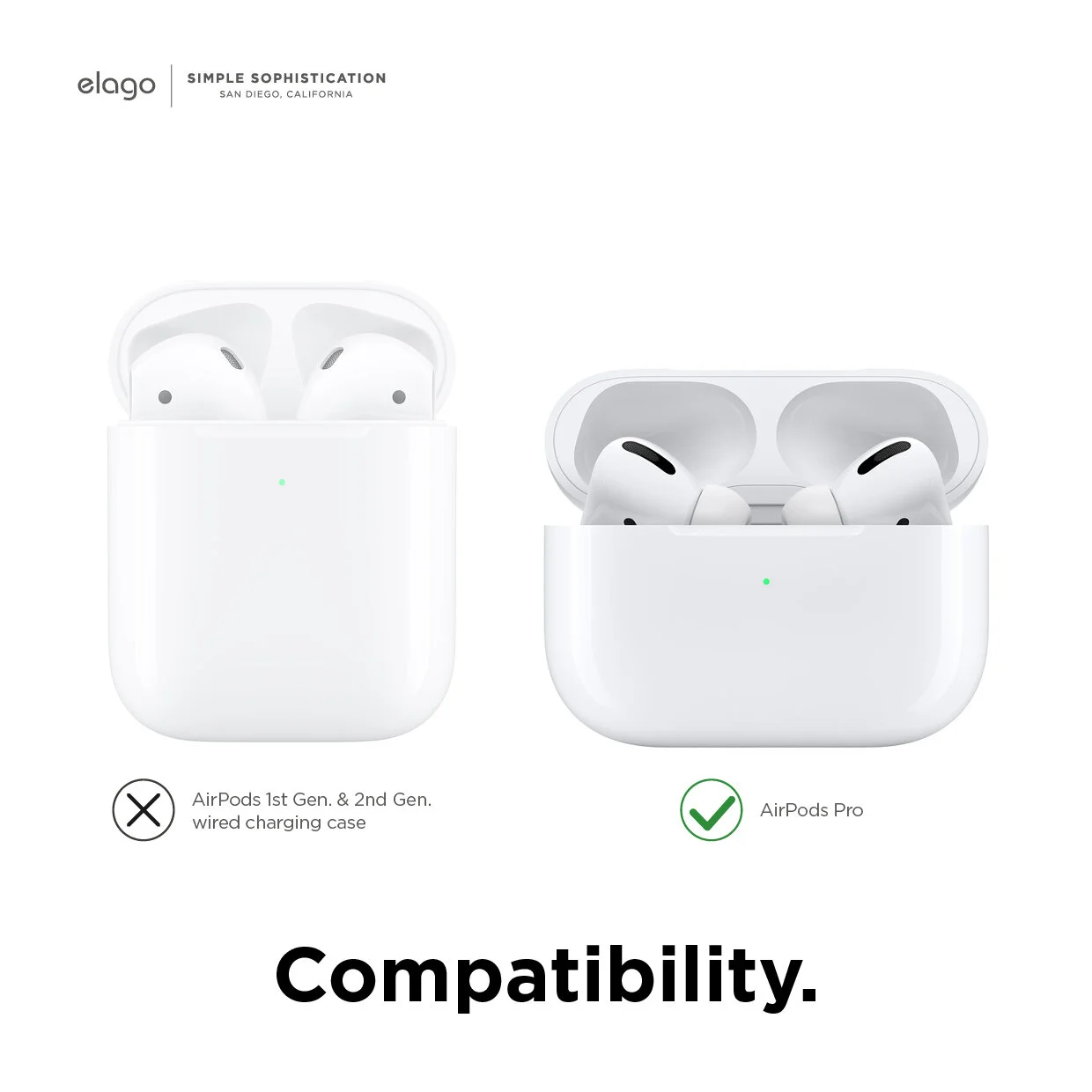 AirPods Pro Earbuds Cover Plus with Integrated Tips [6 Pairs: 2 Large + 2  Medium + 2 Small] (White) — elago