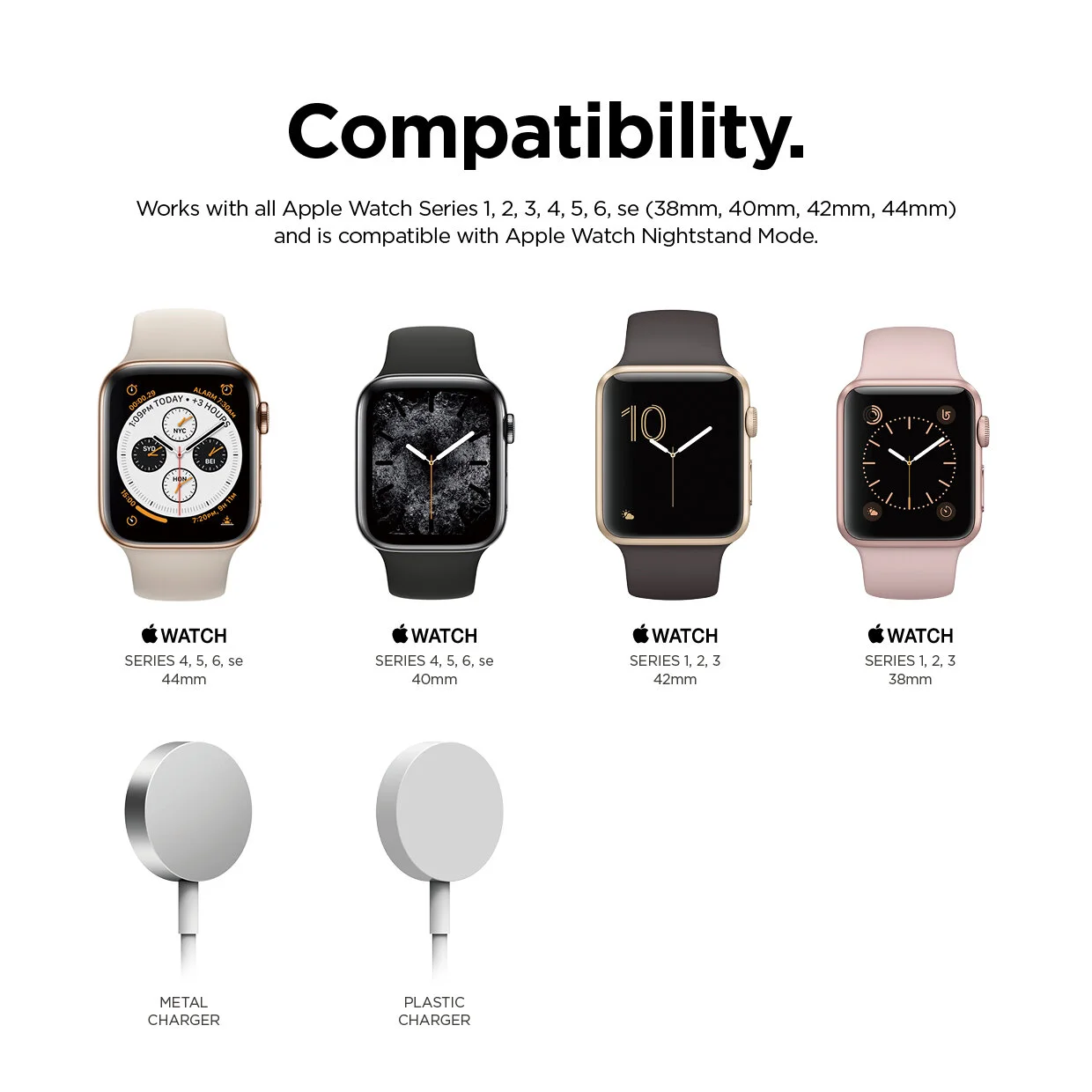 W Stand for Apple Watch - Dark Grey — elago