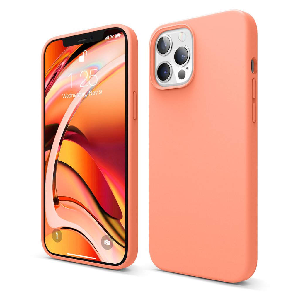 Iphone 12 Pro Max 6 7 Premium Silicone Case Orange Elago