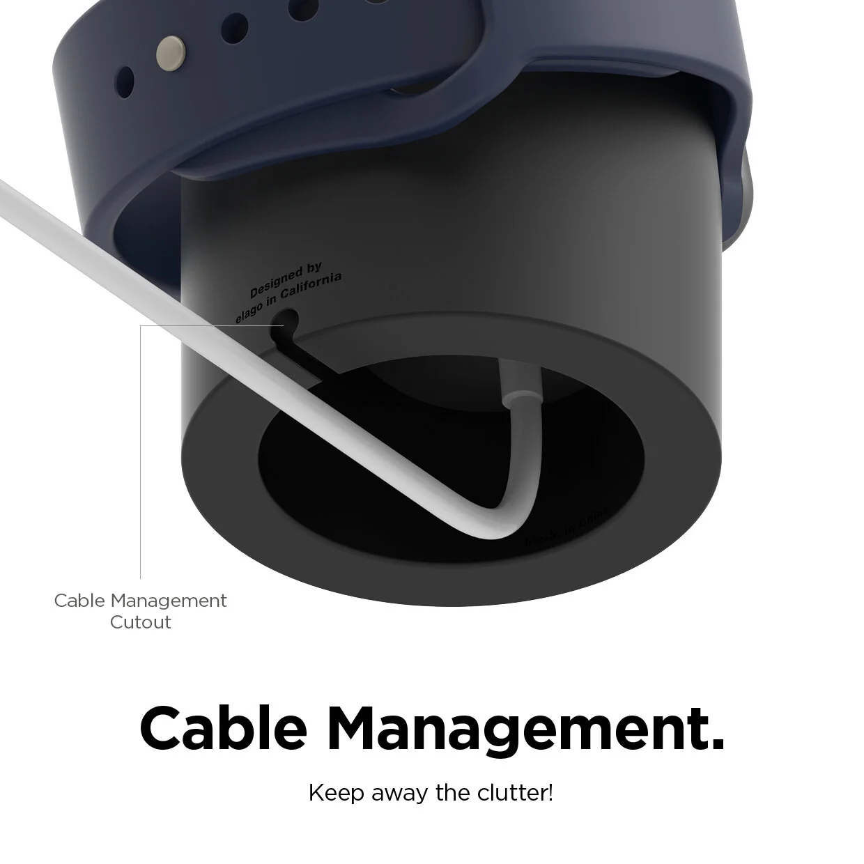 W2 Stand for Apple Watch - Black — elago