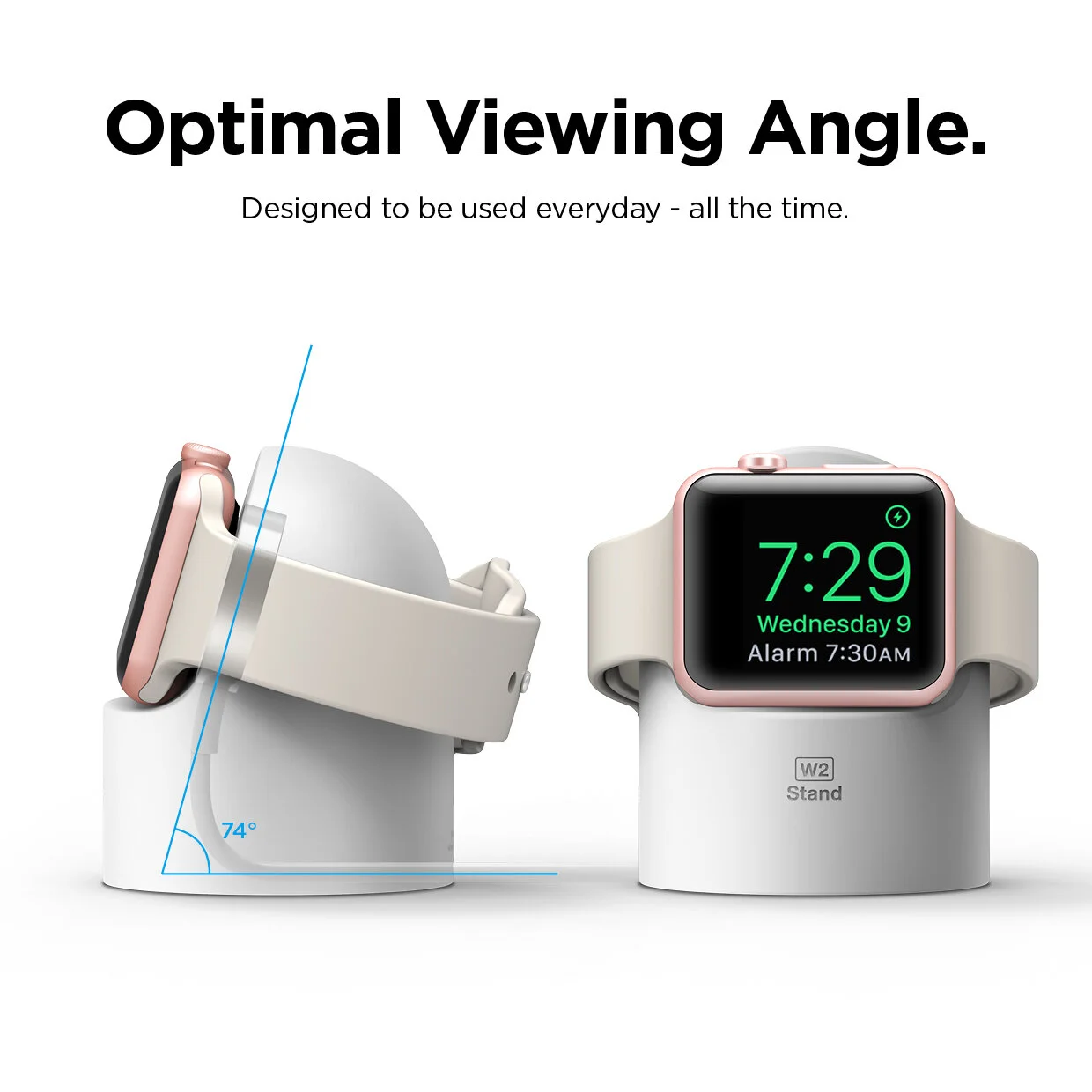 W2 Stand for Apple Watch - White — elago