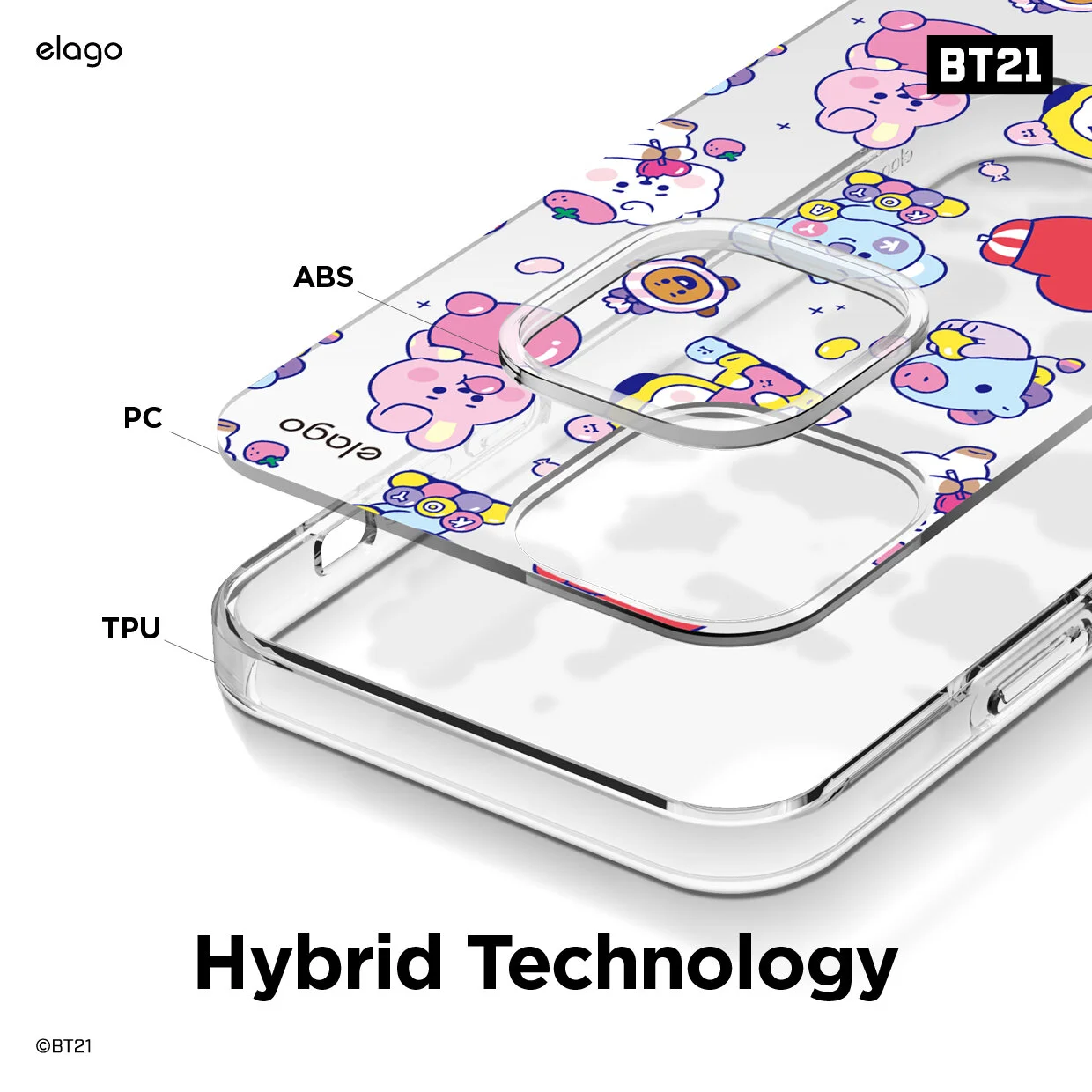BT21 | elago iPhone 12 Mini Case [7 FLAVORS] — elago