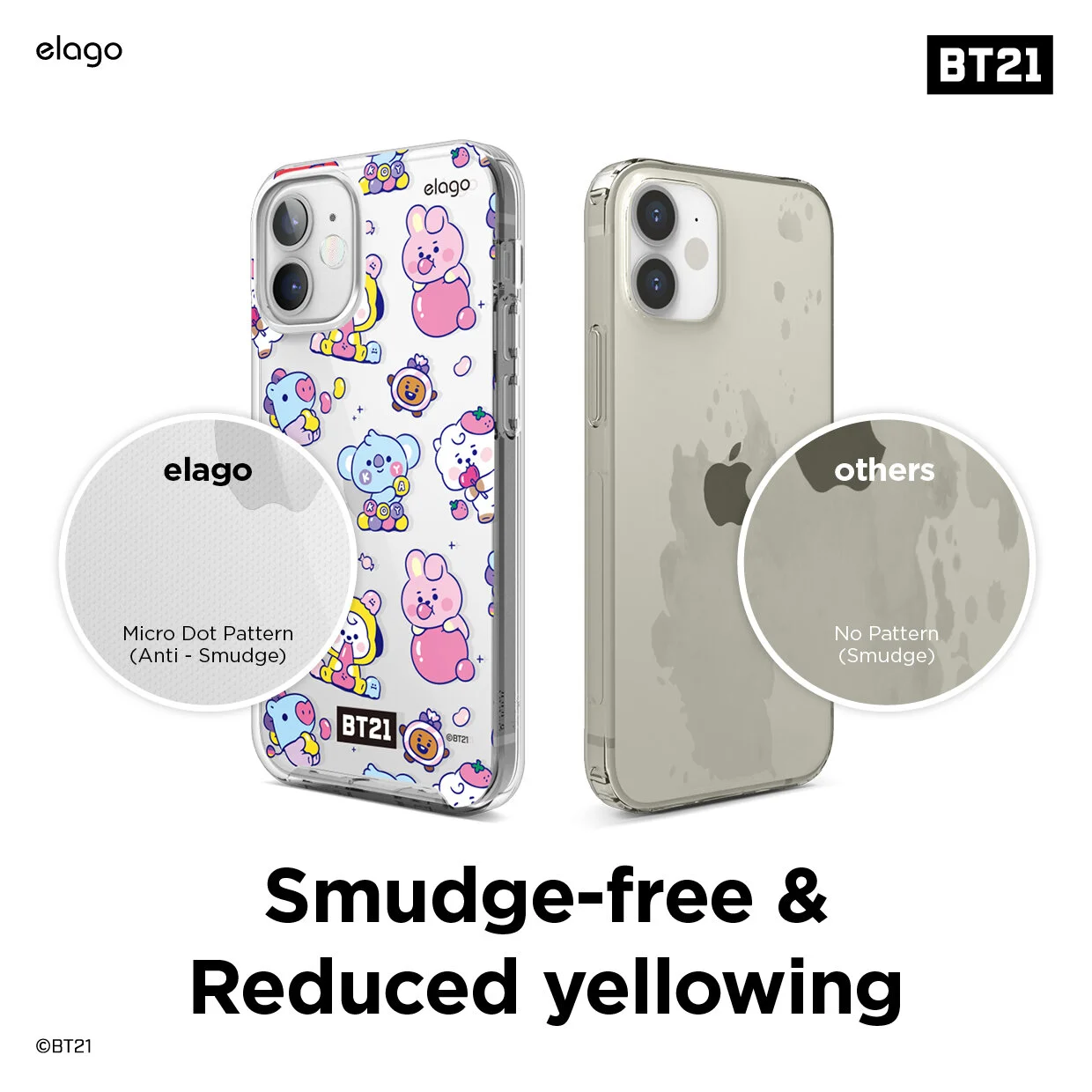 BT21 | elago iPhone 12 Mini Case [7 FLAVORS] — elago