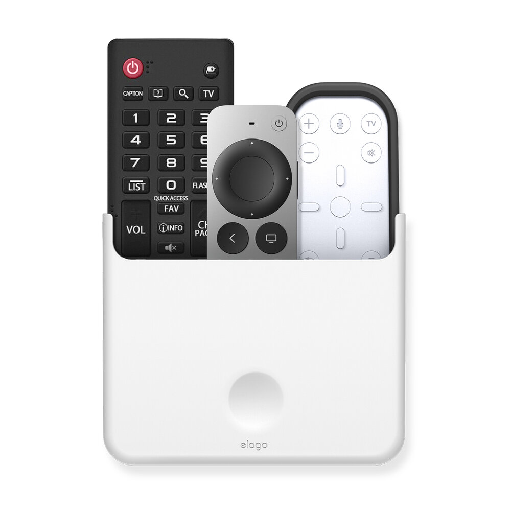 2021 Apple TV Remote Holder Large [White] — elago