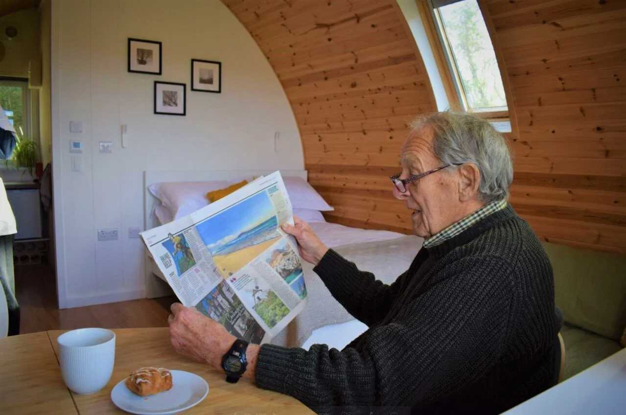 Omnipod and Cabin.JPG