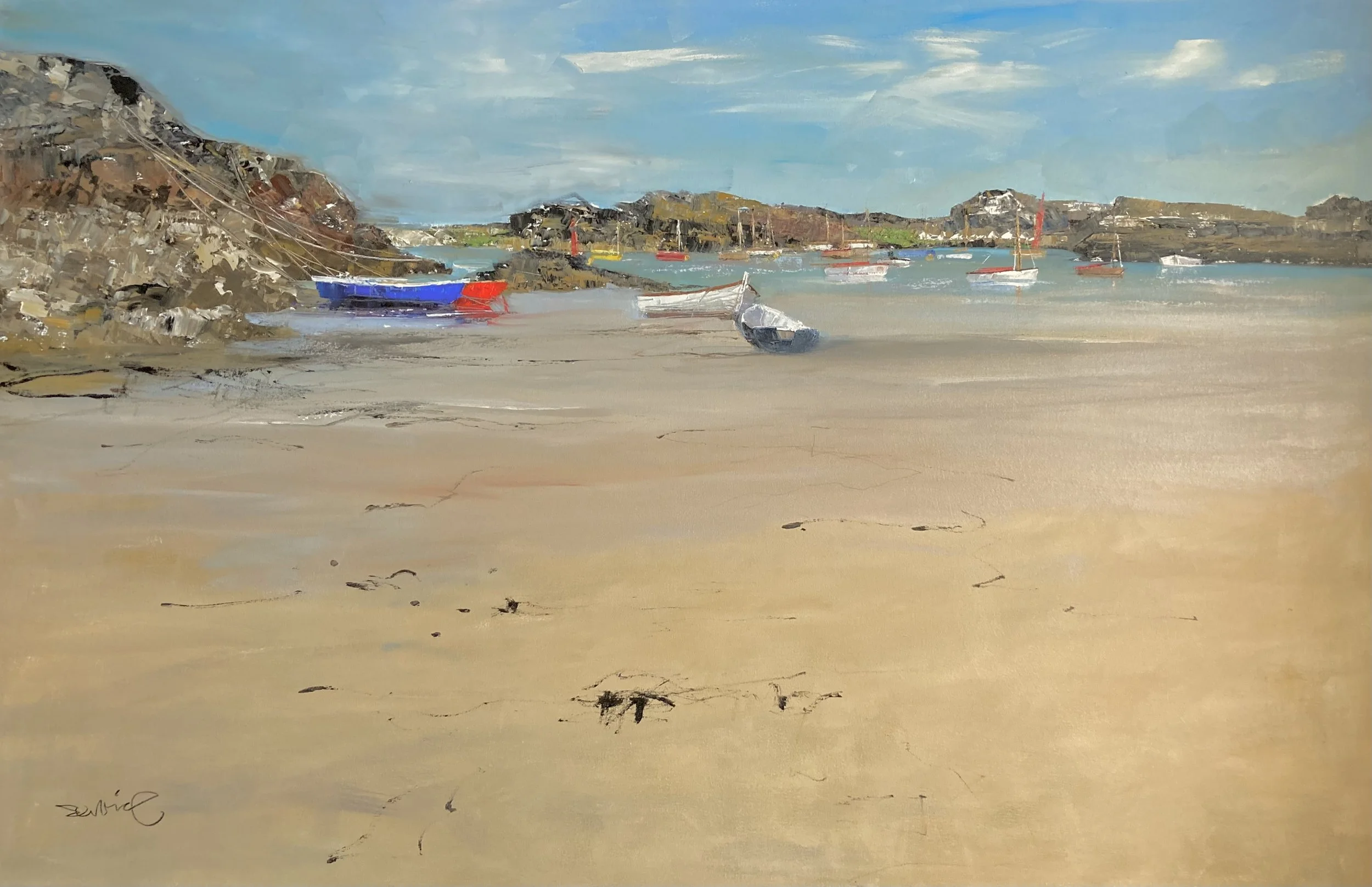 Low tide Porth Diana