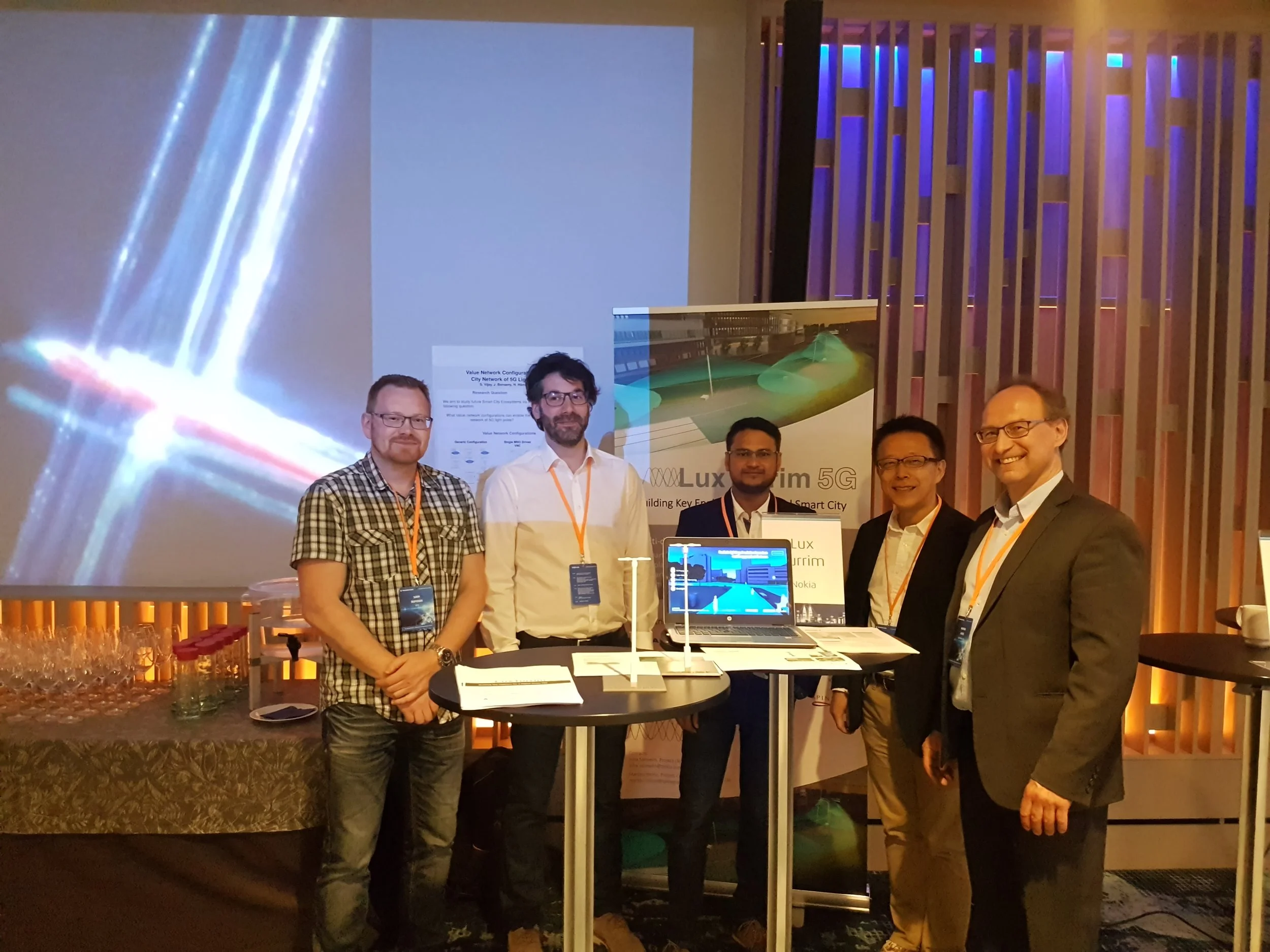 LuxTurrim5G Sami Ruponen, VTT; Jaume Benseny, Aalto University; Sunny Vijay, Aalto University; Hitoshi Mitomo, Visiting Professor Aalto University; Markku Heino, Spinverse