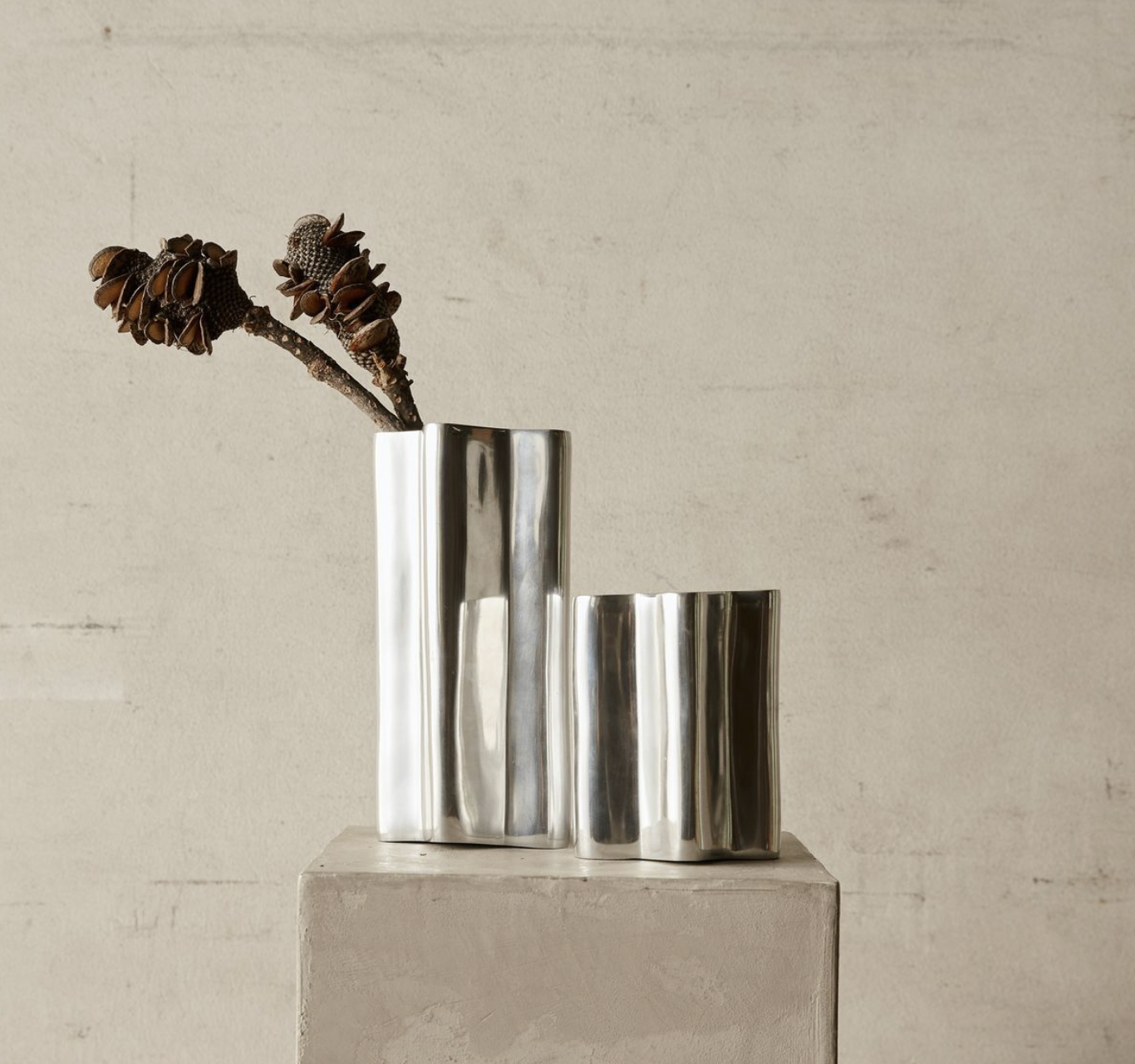 Theo Vase in Chrome, McMullin + Co