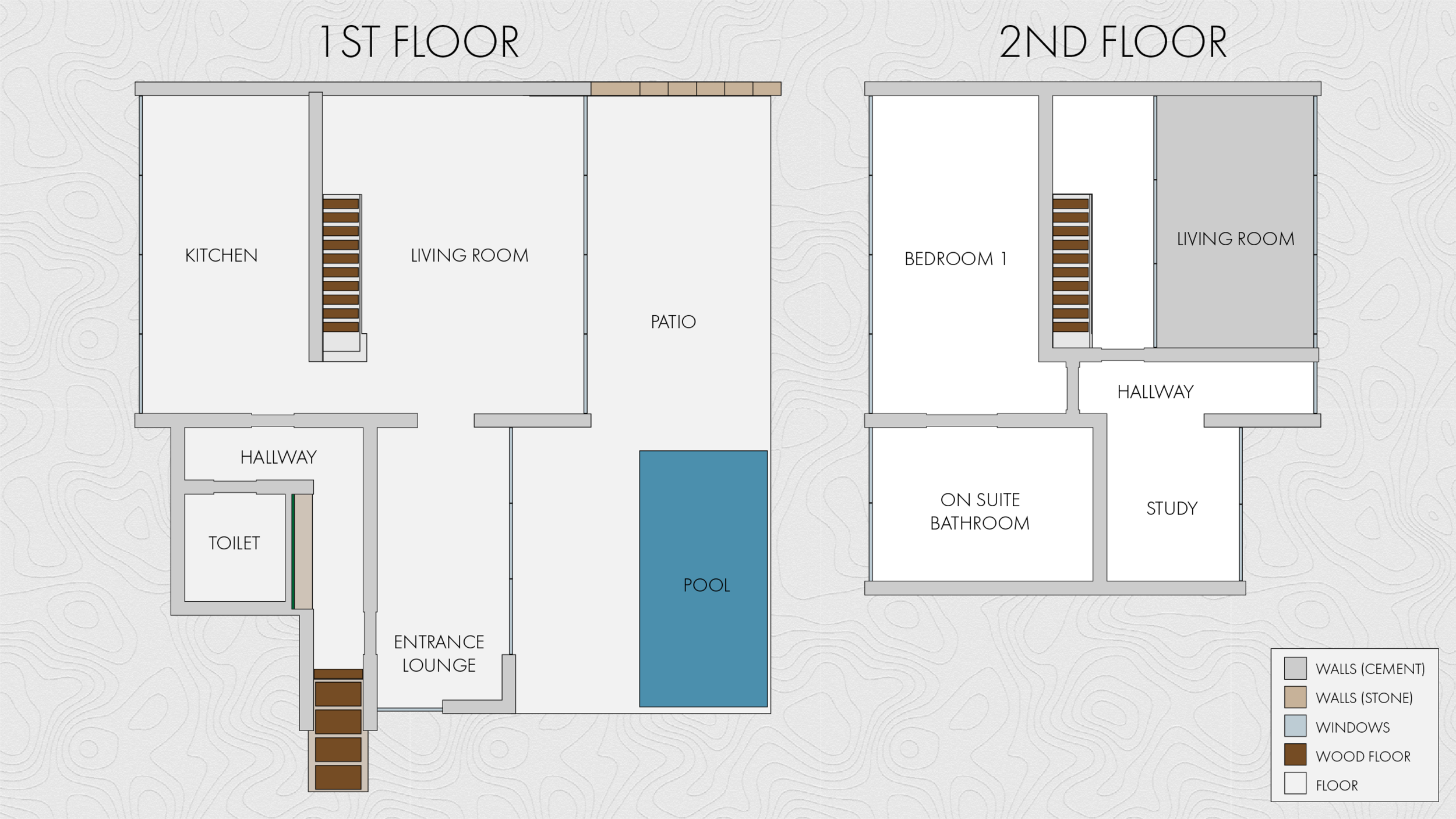 Floor plan of how I want the interior layout to be.
