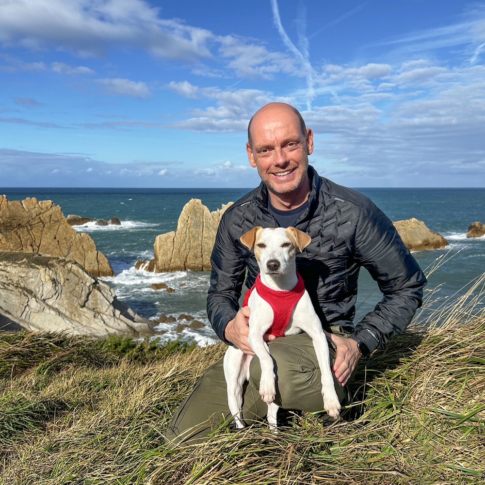 Pipper y Pablo en Costa Quebrada.