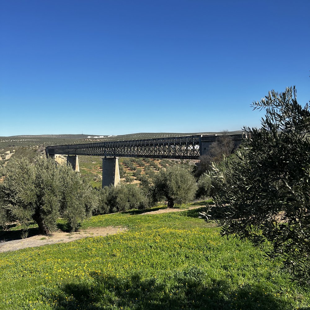 Puente en la Vía verde del aceite.