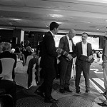 Kevin pictured here shortly after receiving the Pooleys’ Aviators Sword at last year’s Aviators Ball.