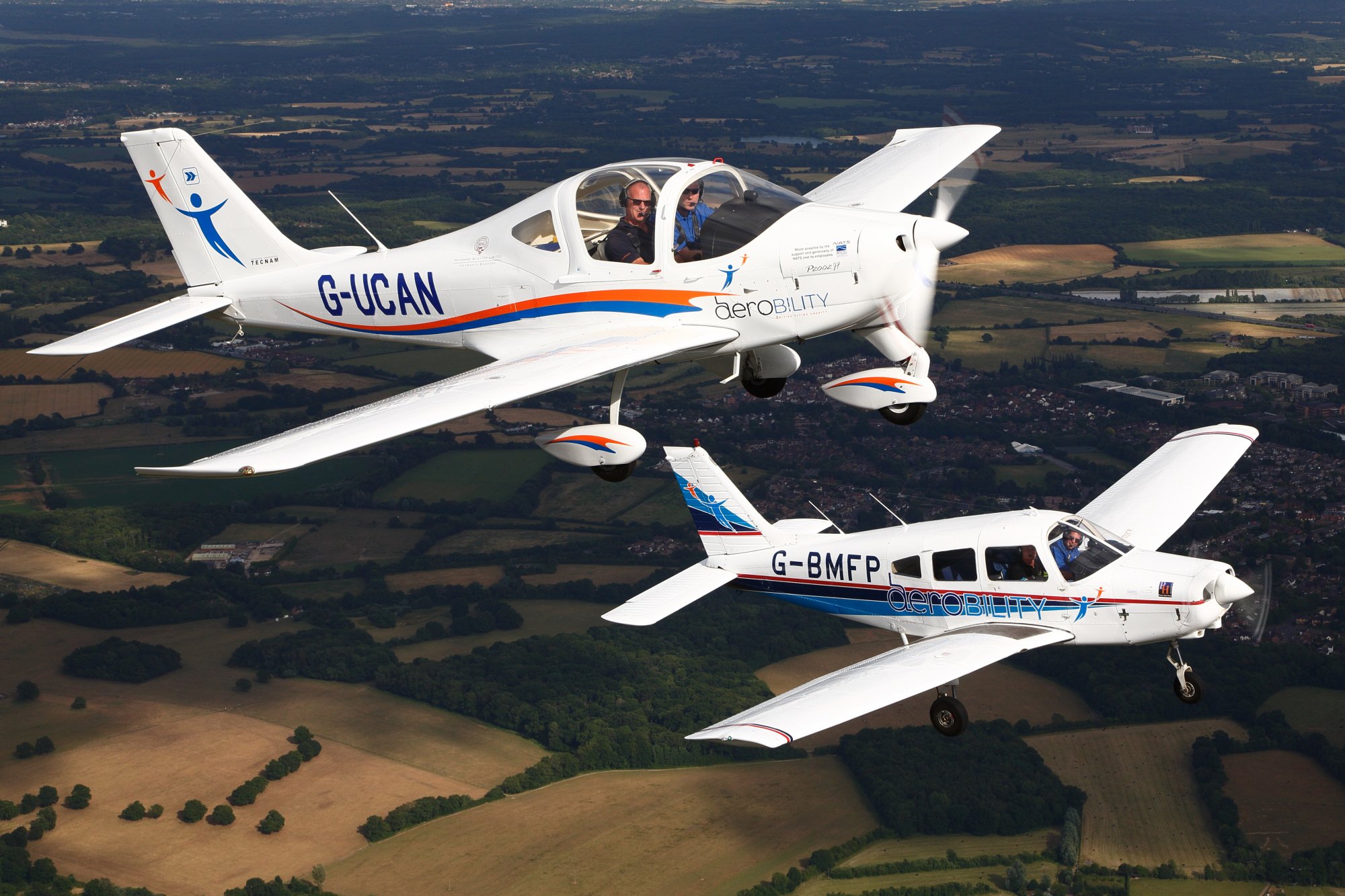 Two of the Aerobility aircraft in flight.jpg