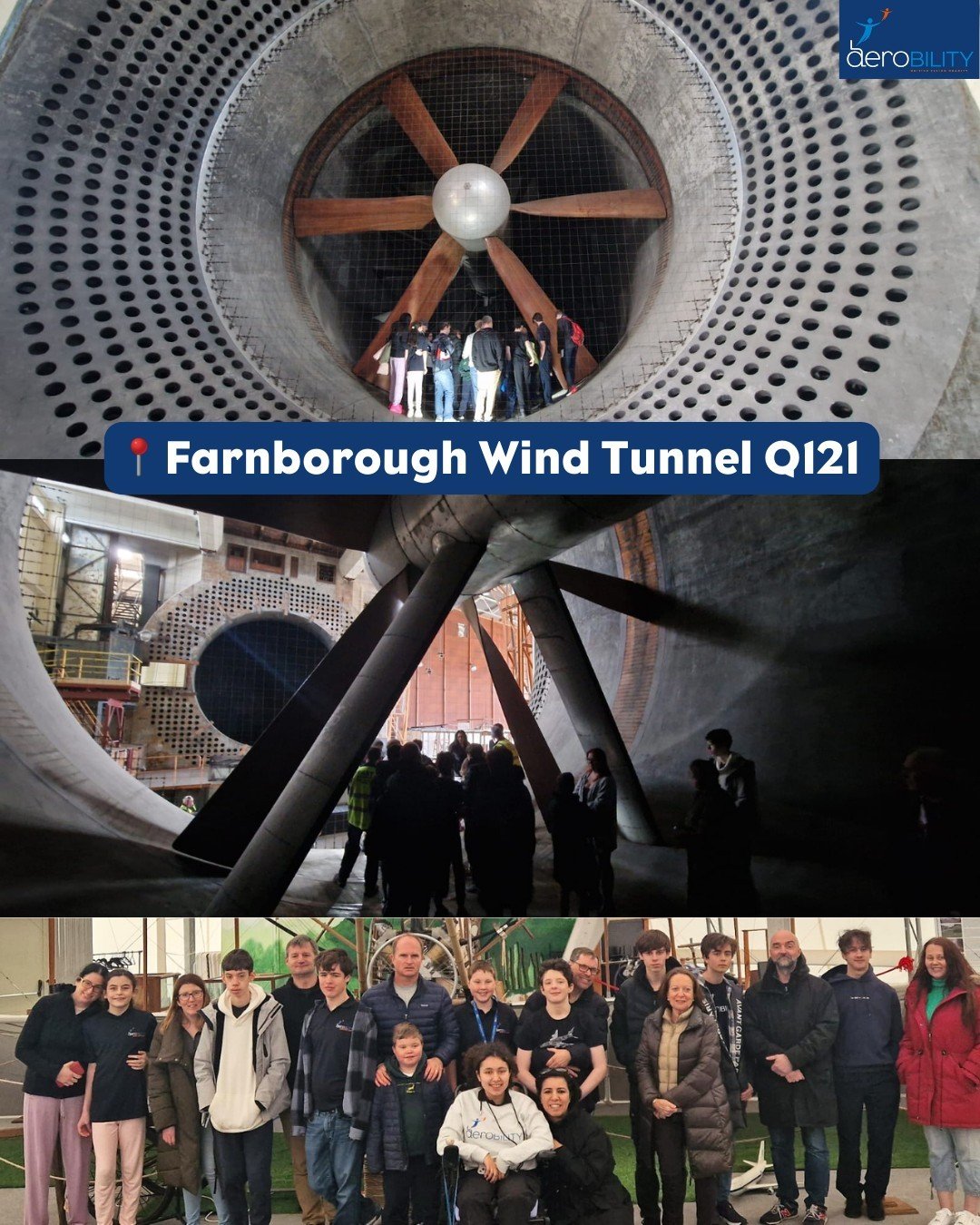 An exciting day out for AEP participants!

For our first visit for the course, we were privileged to experience a tour of the Farnborough Wind Tunnel Q121 and the Farnborough Air Sciences Trust.

Thanks to the dedicated volunteers at Farnborough Air 