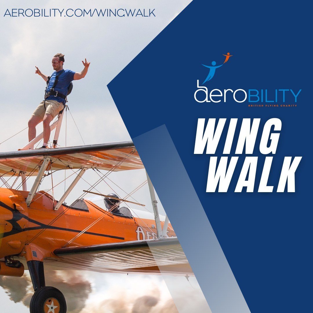 Ever dreamt of defying gravity? 🤔

Aerobility is calling all adventurers, thrill-seekers, and aviation enthusiasts to join us for an unforgettable wing walk experience. Step out of your comfort zone and onto the wings of a vintage bi-plane for an ad