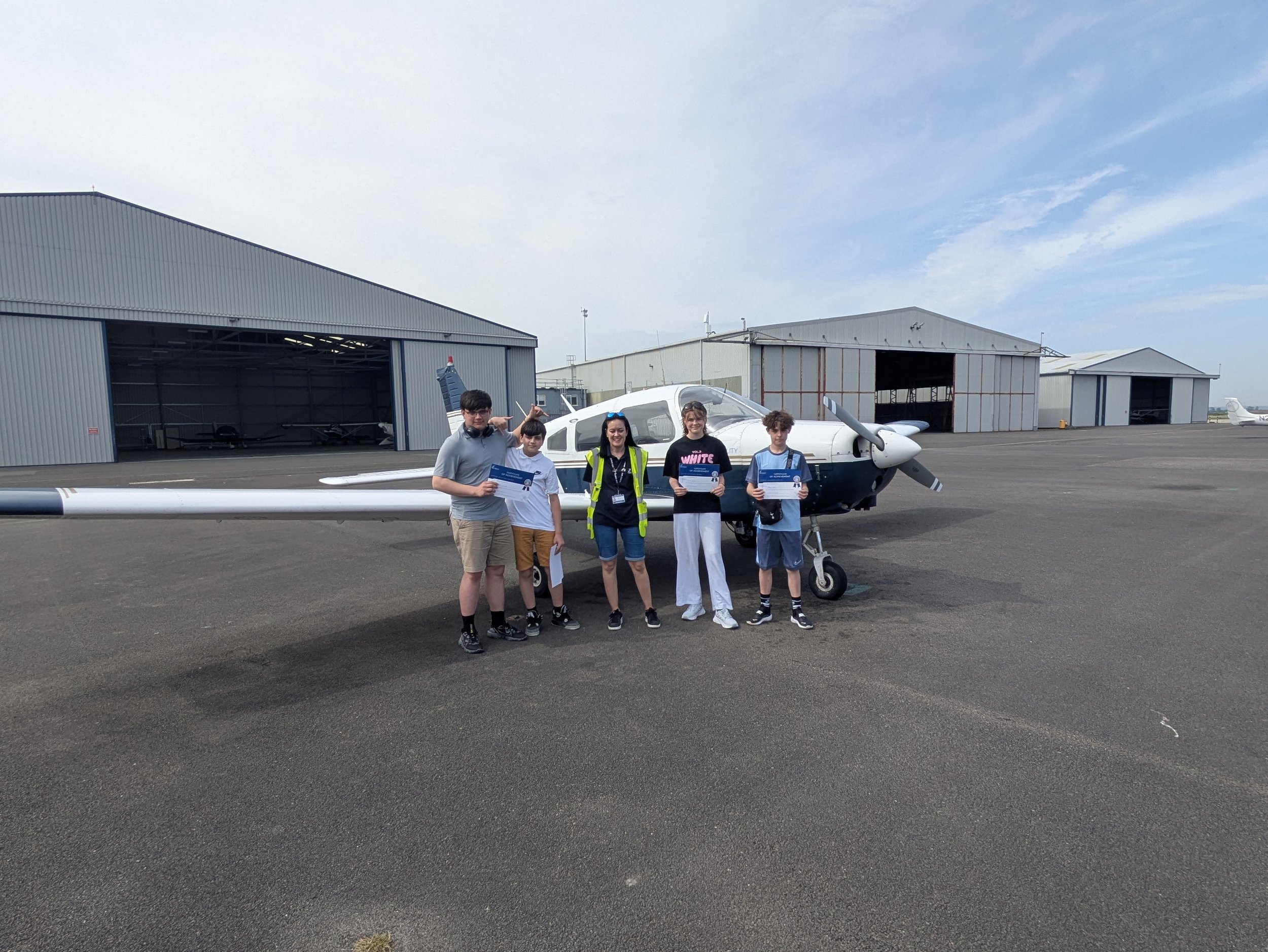 First Junior Aviation Course at Lydd Airport Takes to the Skies!