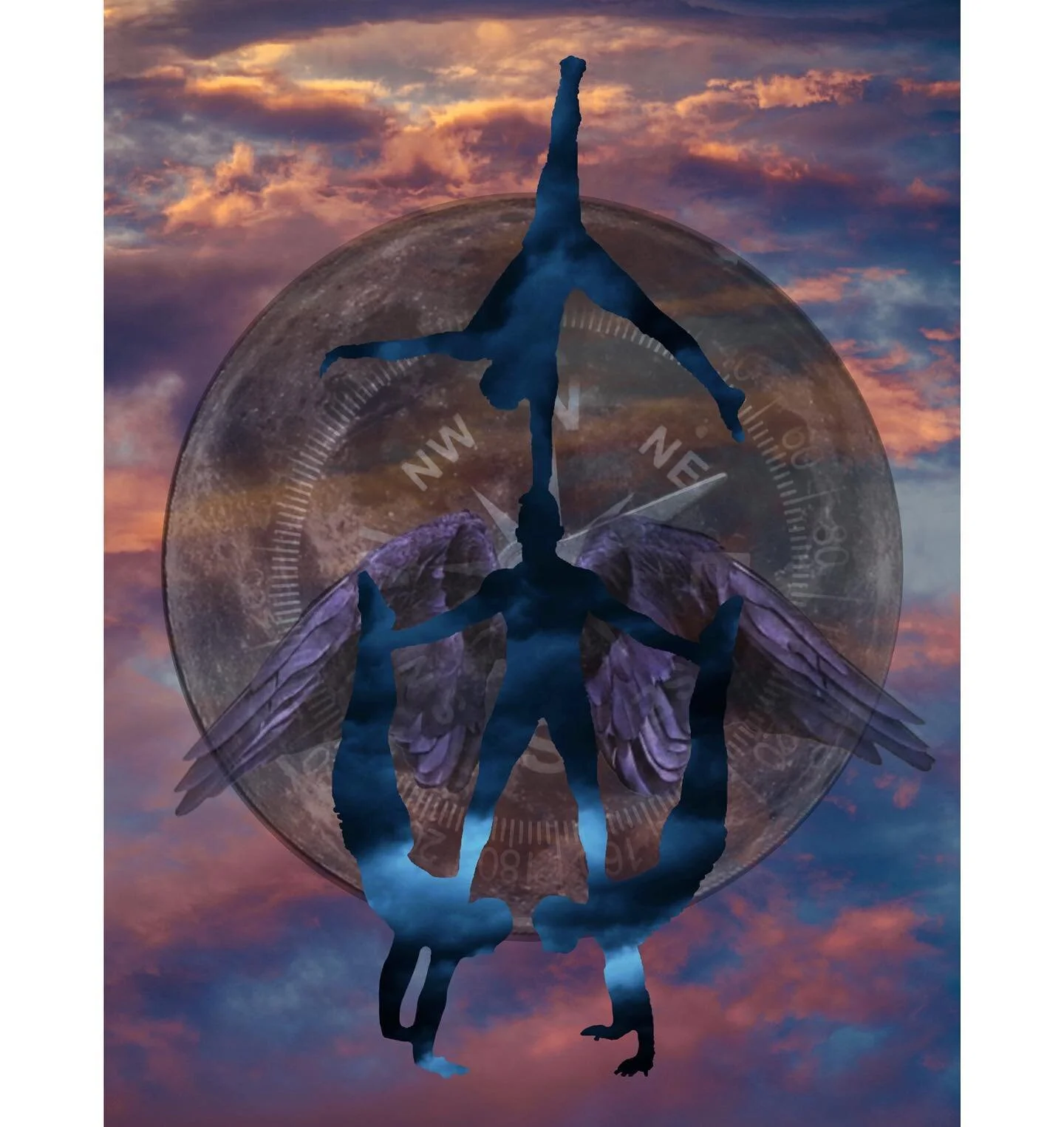 The Anemoi 
.
he exhales the storm, he inhales the summer breeze, he bellows the winter snow and  draws in the spring with ease
.
The four winds or four directions.  Theoi.com names them as:
Boreas - God of the North wind and the cold winter,
Zephyro