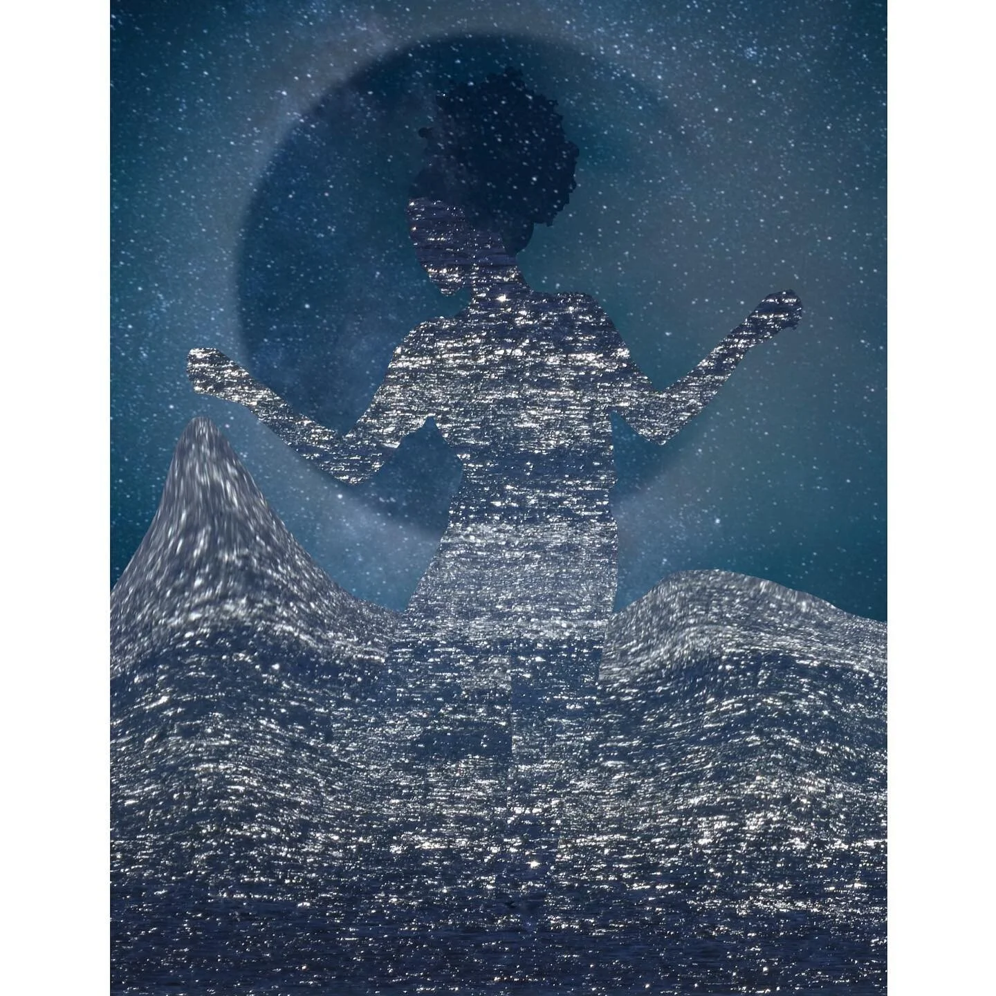 Thalassa
.
she sways and the waves sway with her
.
The Goddess of the sea, her body was said to be the sea itself.  I actually took the photo of the water while on holiday in Fiji in 2018&hellip;. gee was it really that long ago?
.
#thalassa #sea #Di