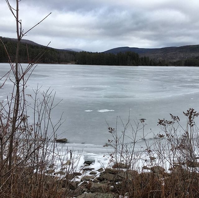 The icy lake kissed the frosted grass, whispering &ldquo;you&rsquo;ll regret wishing it was spring...&rdquo;