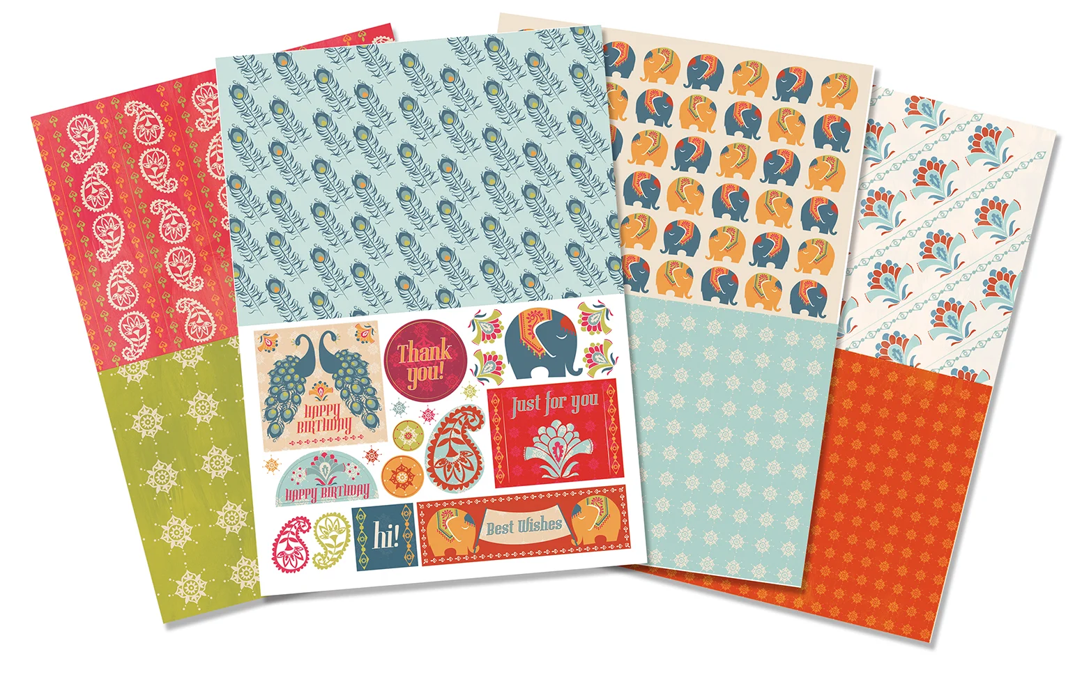 Indian inspired papers and greetings