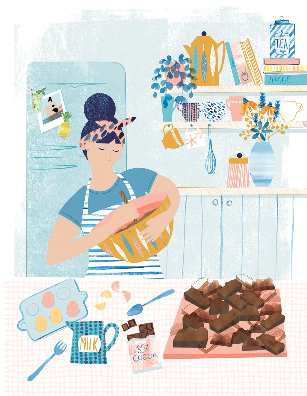 Creating, for In The Moment magazine