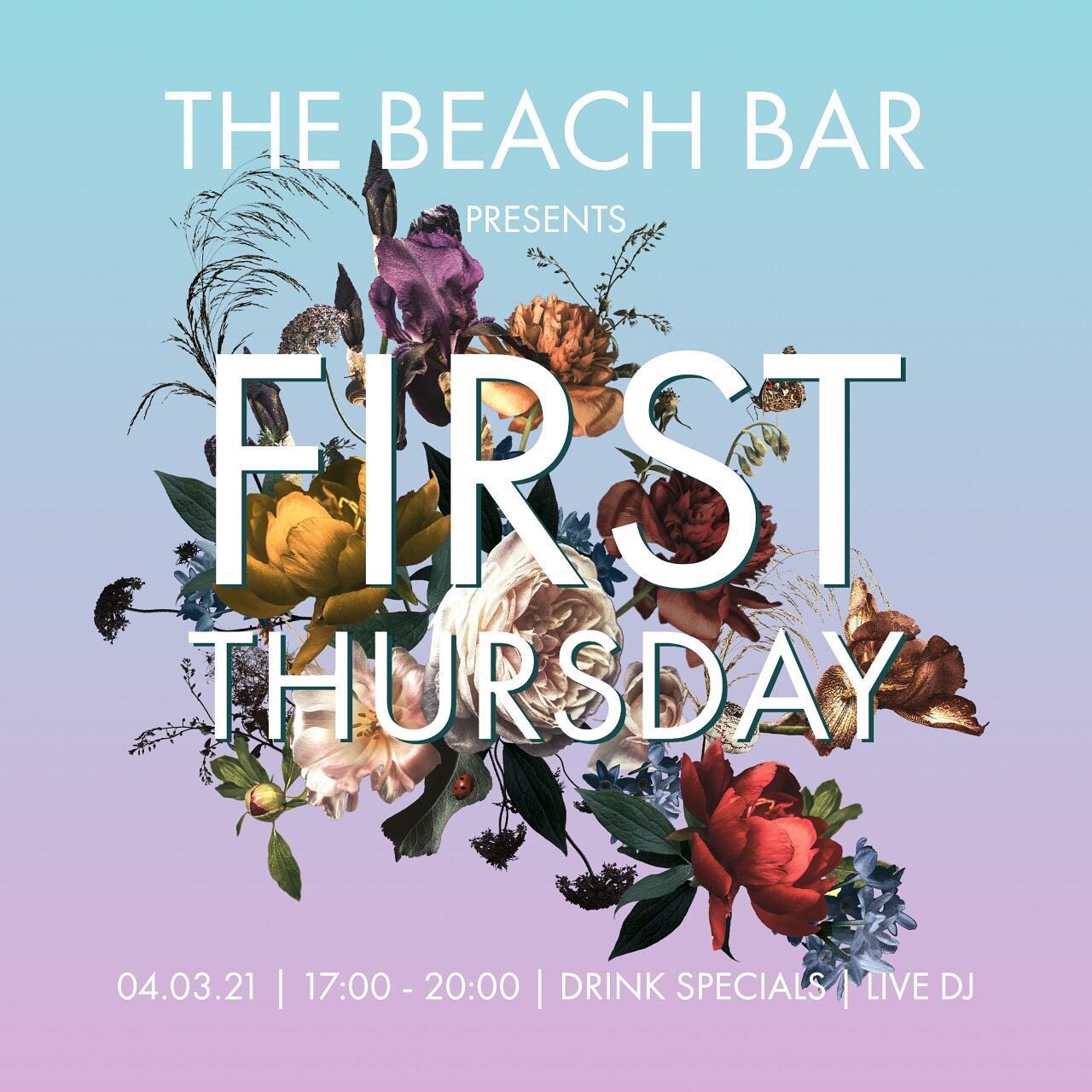 Hello Hout Bay, it's the beginning of a new month &amp; we are celebrating at @thebeachbarhoutbay. We would like to invite you to the first of many First Thursdays at the vibey BAR down by the Beach. Join us for a couple of drinks, grab a bite &amp; 