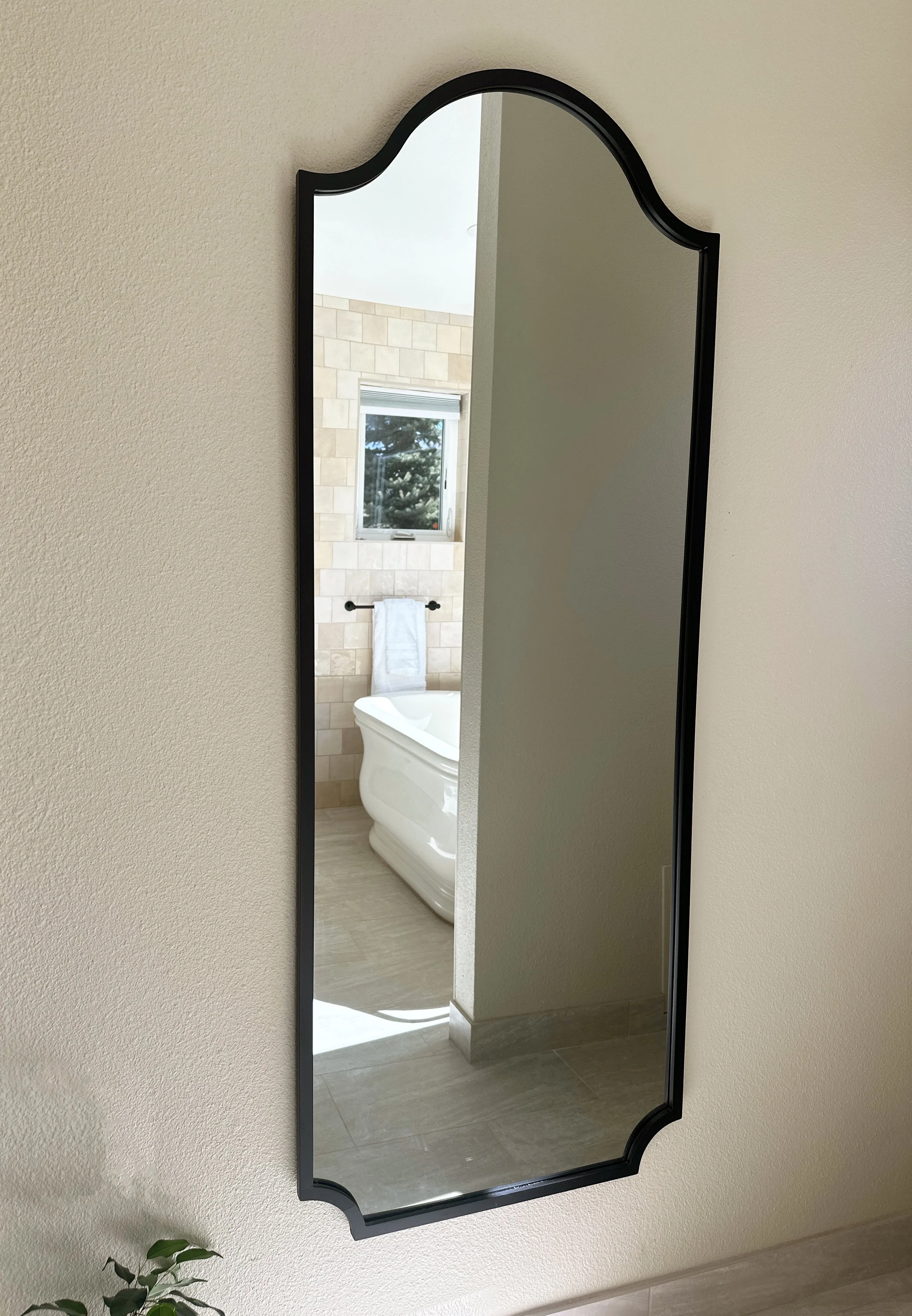  Peek-a-boo shot of the stand alone tub 