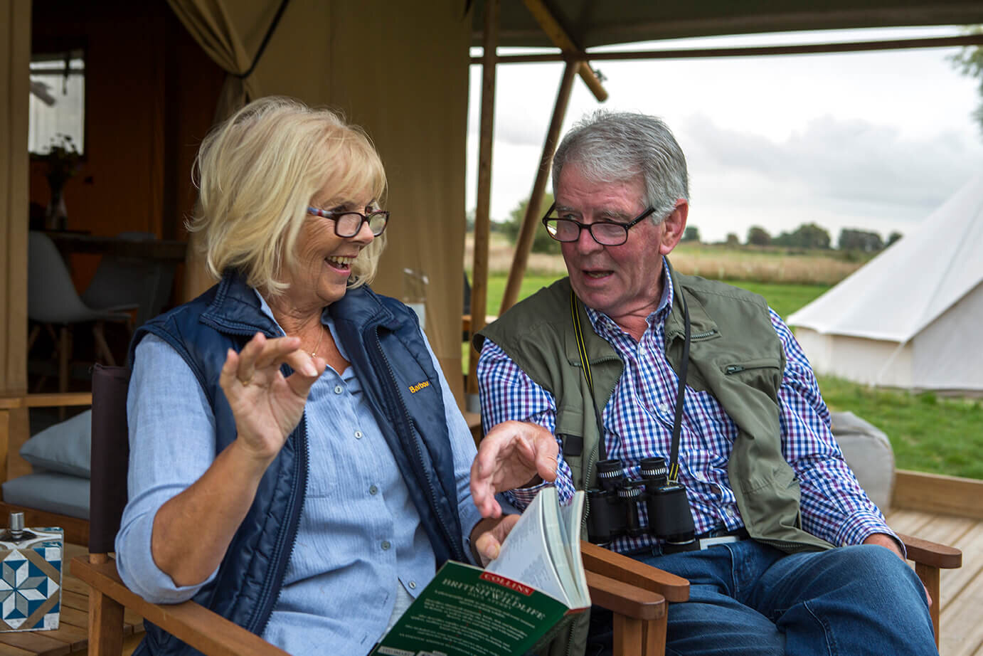 Bird Watchers at Wheatfields Luxury Glamping