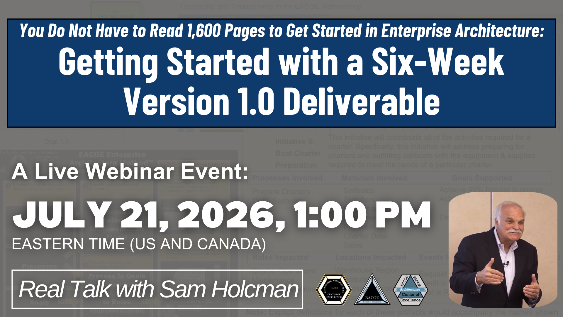 July 21 Webinar Poster