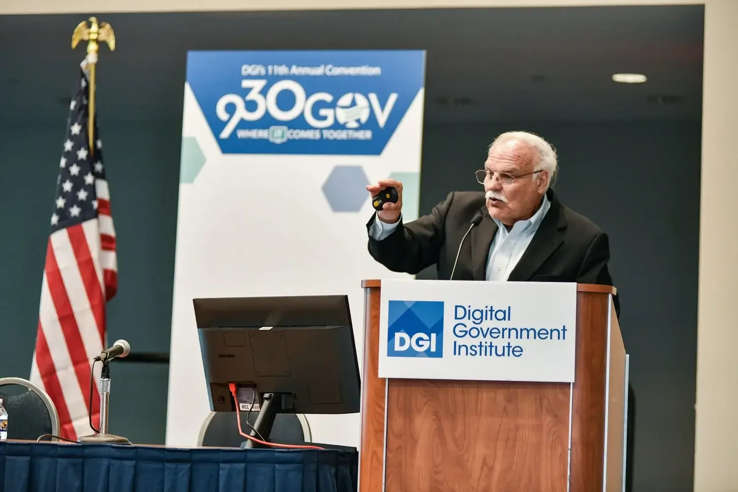 Sam Holcman at 930gov 11th Annual Convention